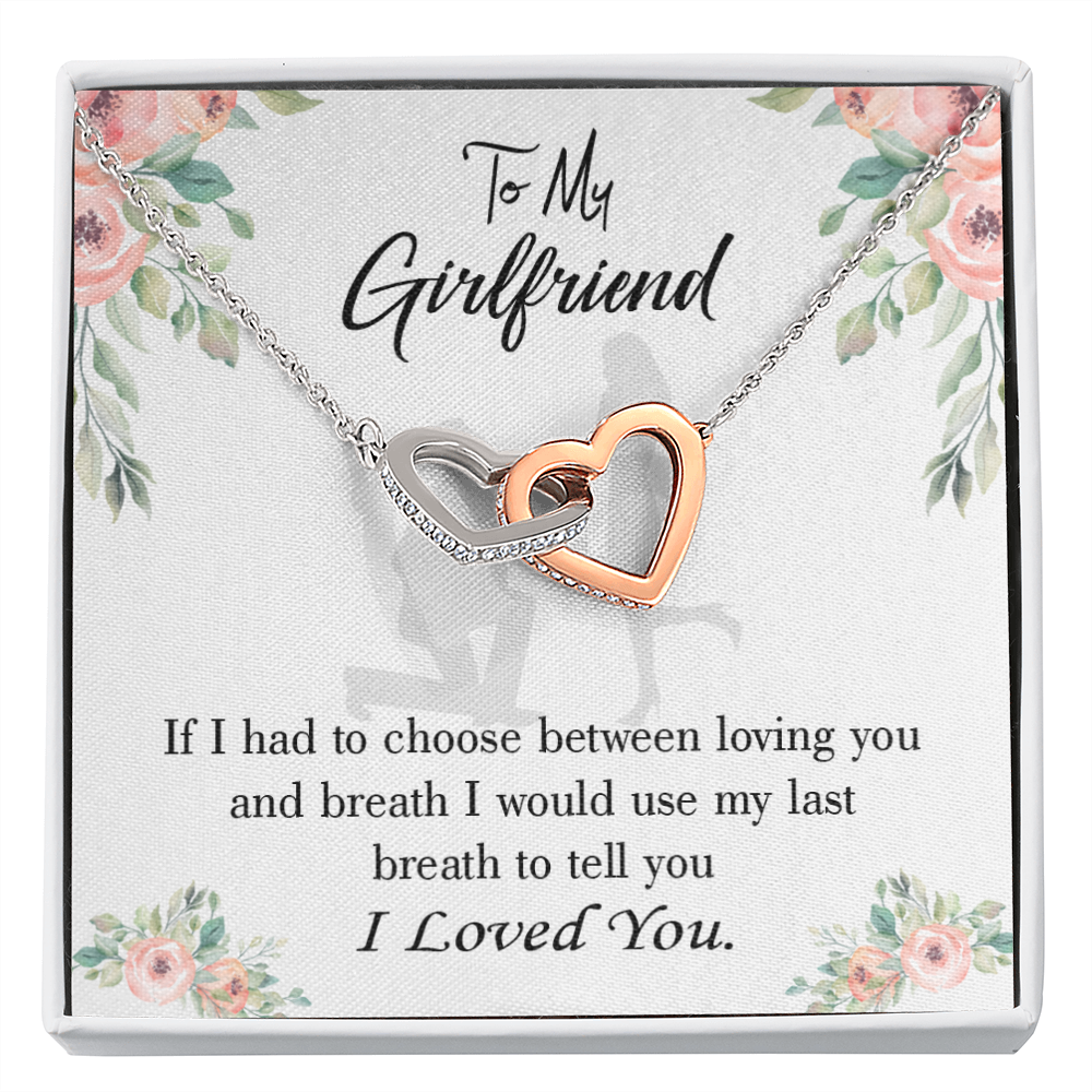 To My Girlfriend Last Breath Inseparable Necklace-Express Your Love Gifts