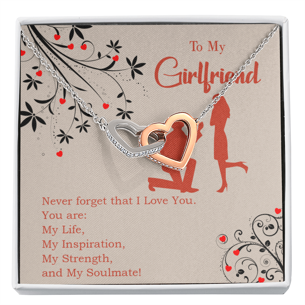 To My Girlfriend My Inspiration Inseparable Necklace-Express Your Love Gifts
