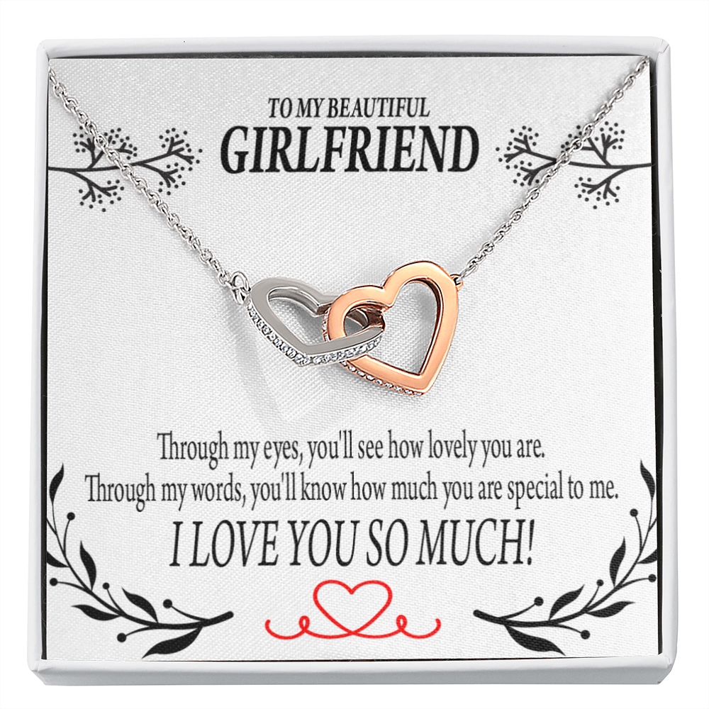 To My Girlfriend Special to Me Inseparable Necklace-Express Your Love Gifts