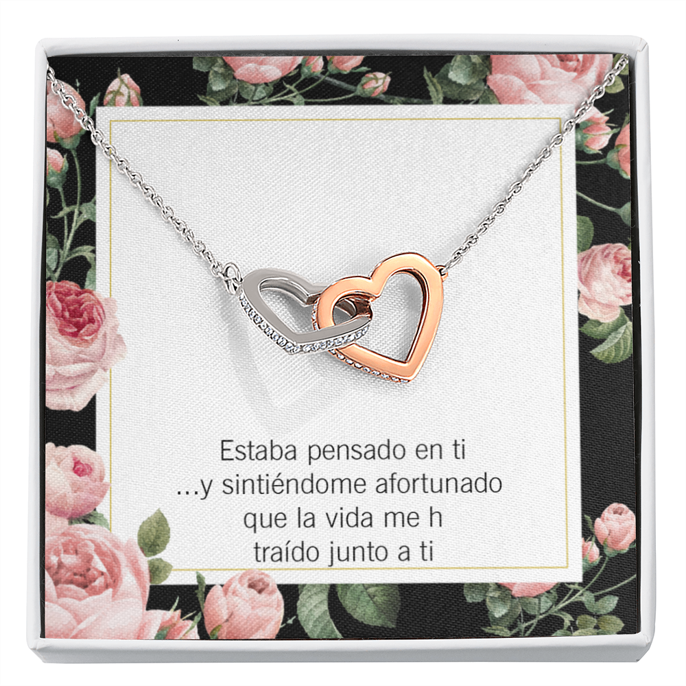 To My Girlfriend Thinking of You Spanish Inseparable Necklace-Express Your Love Gifts