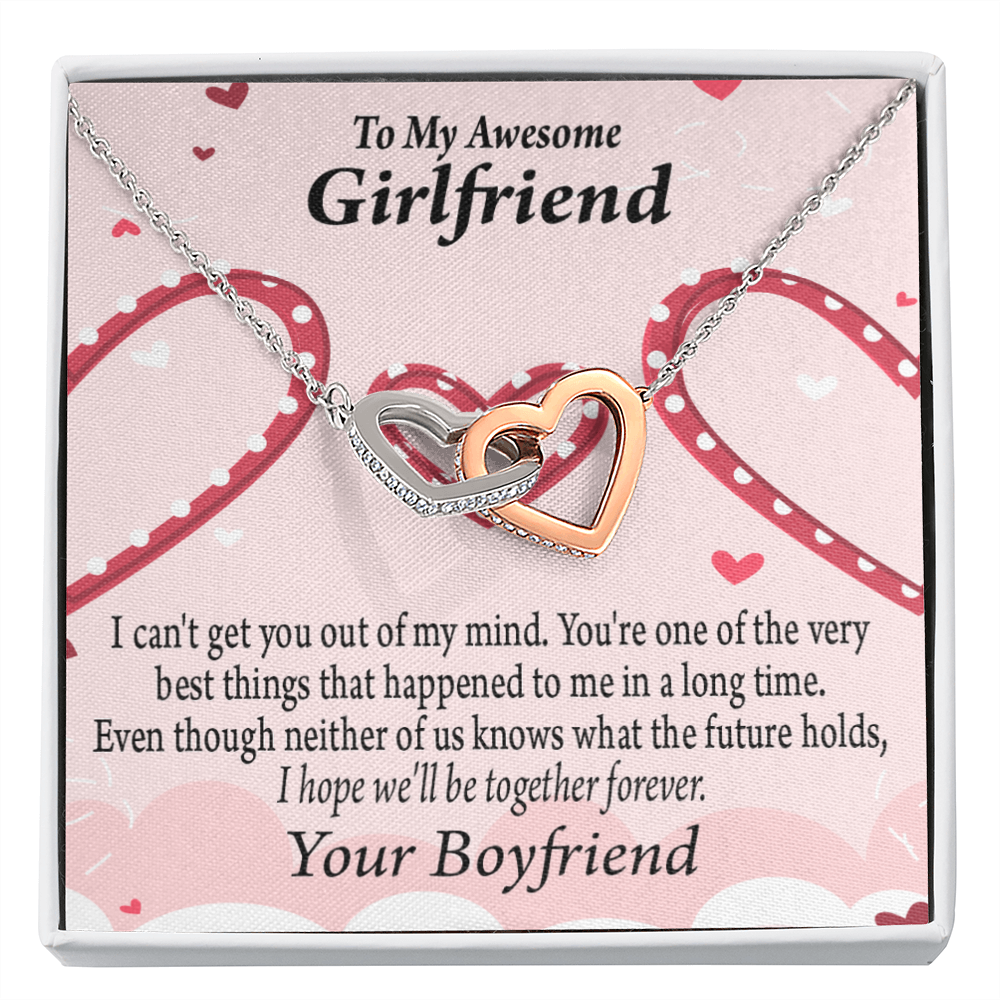 To My Girlfriend We'll Be Together Forever Inseparable Necklace-Express Your Love Gifts
