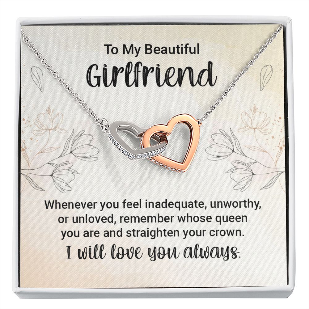 To My Girlfriend Whenever You Feel Inadequate Inseparable Necklace-Express Your Love Gifts