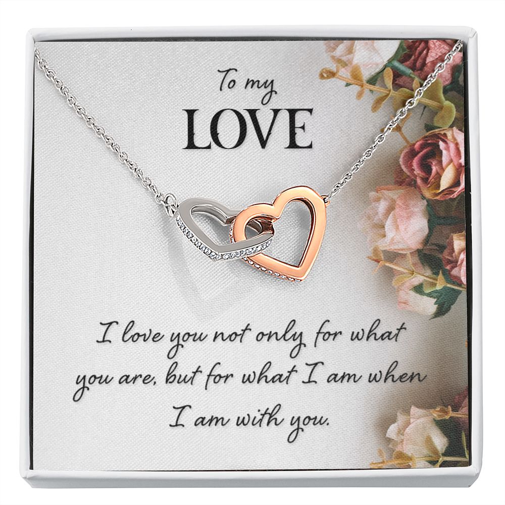 To My Love I Love You Not Only Inseparable Necklace-Express Your Love Gifts