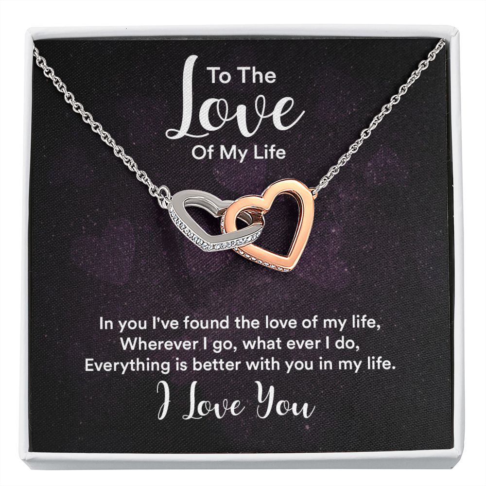 To My Wife The Love of My Life In You I've Found Inseparable Necklace-Express Your Love Gifts