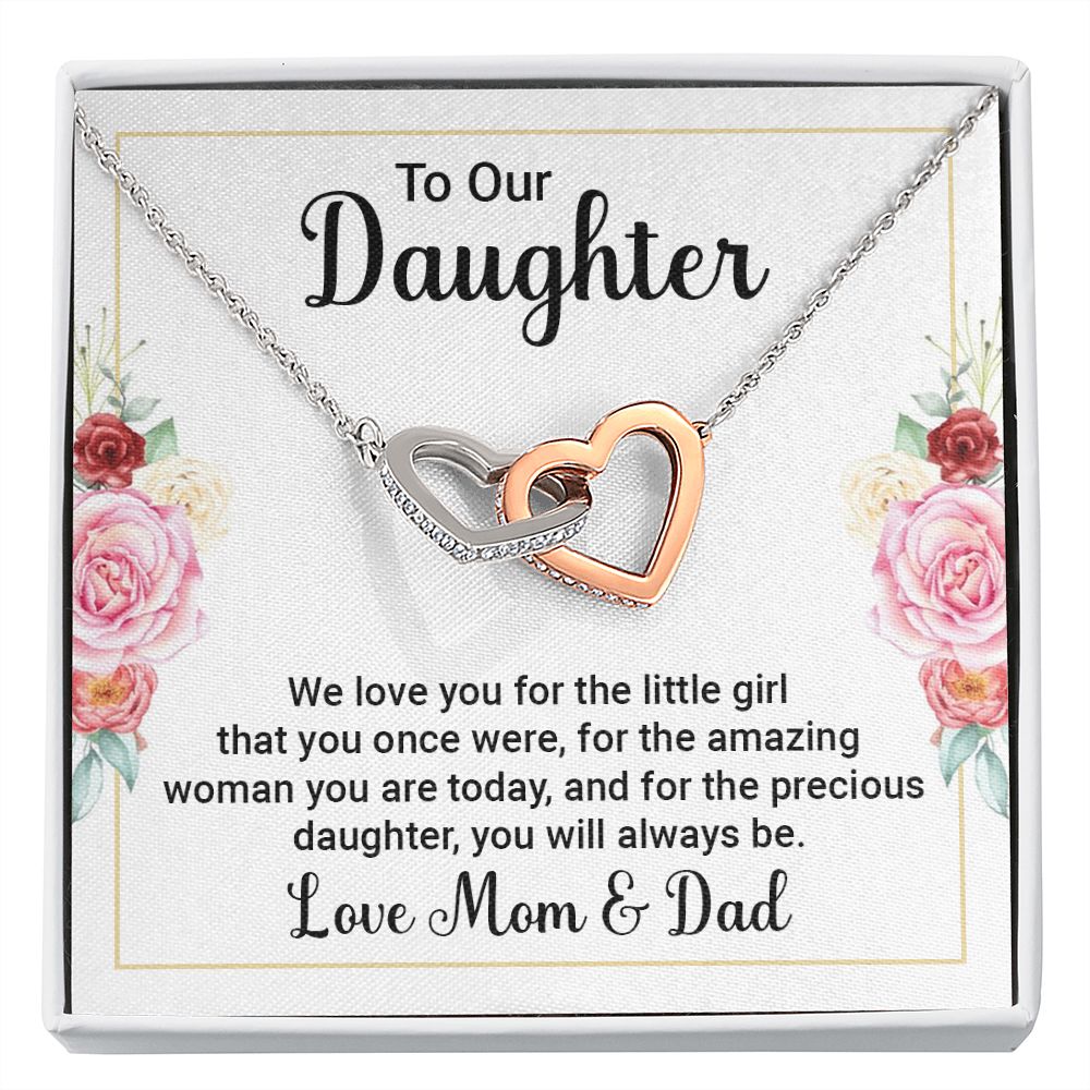 To Our Daughter We Love You Inseparable Necklace-Express Your Love Gifts
