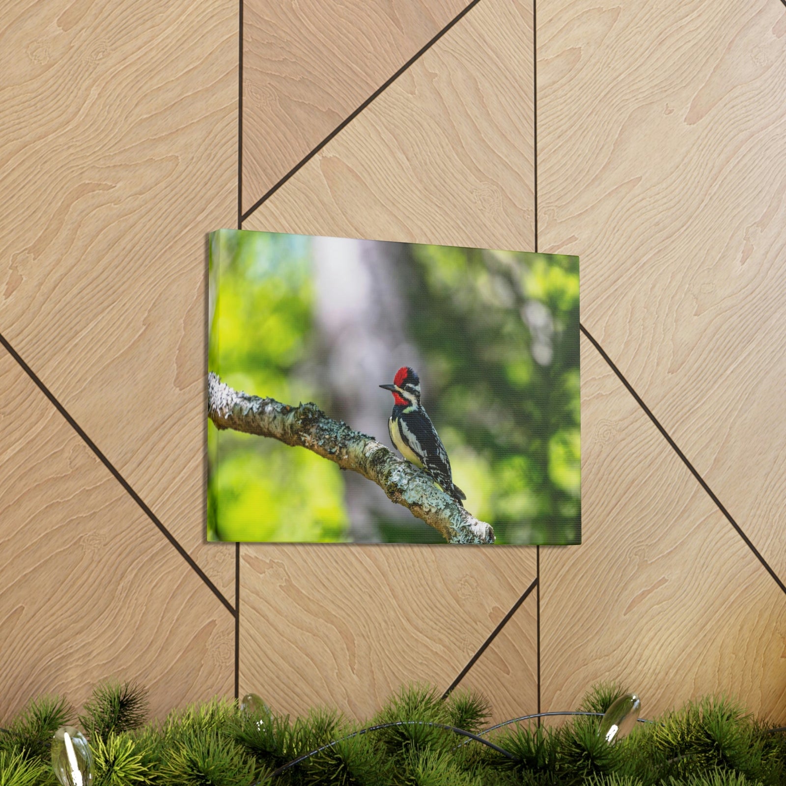 Scripture Walls Yellow Belly Sapsucker Hunting Yellow Belly Sapsucker on Hunt Print Animal Wall Art Wildlife Canvas Prints Wall Art Ready to Hang Unframed-Express Your Love Gifts