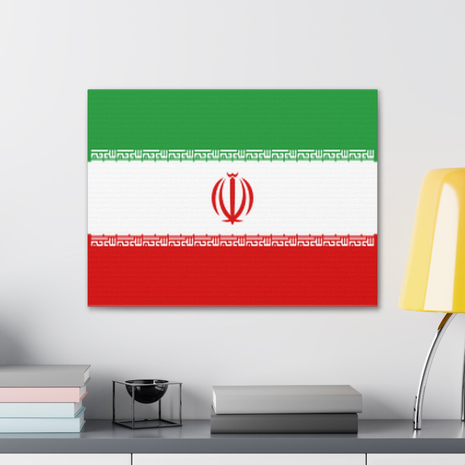 Iran Country Flag Canvas Vibrant Wall Art Unframed Home Decor-Express Your Love Gifts
