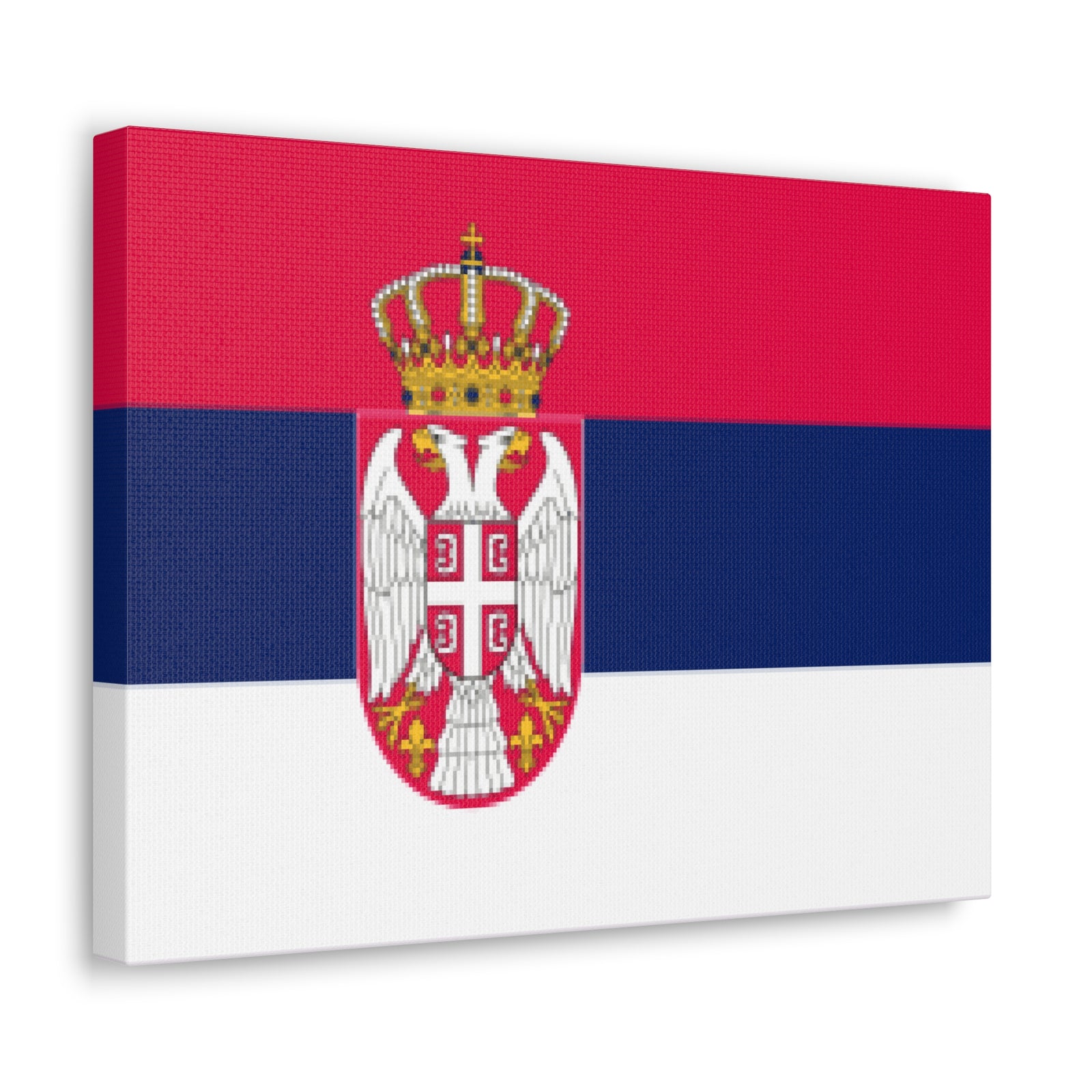 Serbia Country Flag Canvas Vibrant Wall Art Unframed Home Decor-Express Your Love Gifts