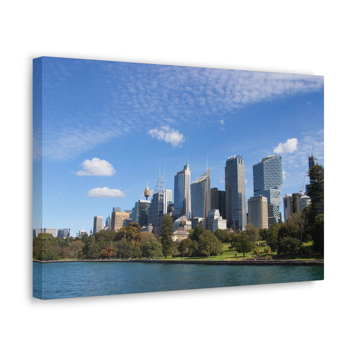 Sydney Daytime Skyline Canvas Artwork High-Quality Breathtaking Stunning Cityscape for Home Decor Ready to Hang-Express Your Love Gifts