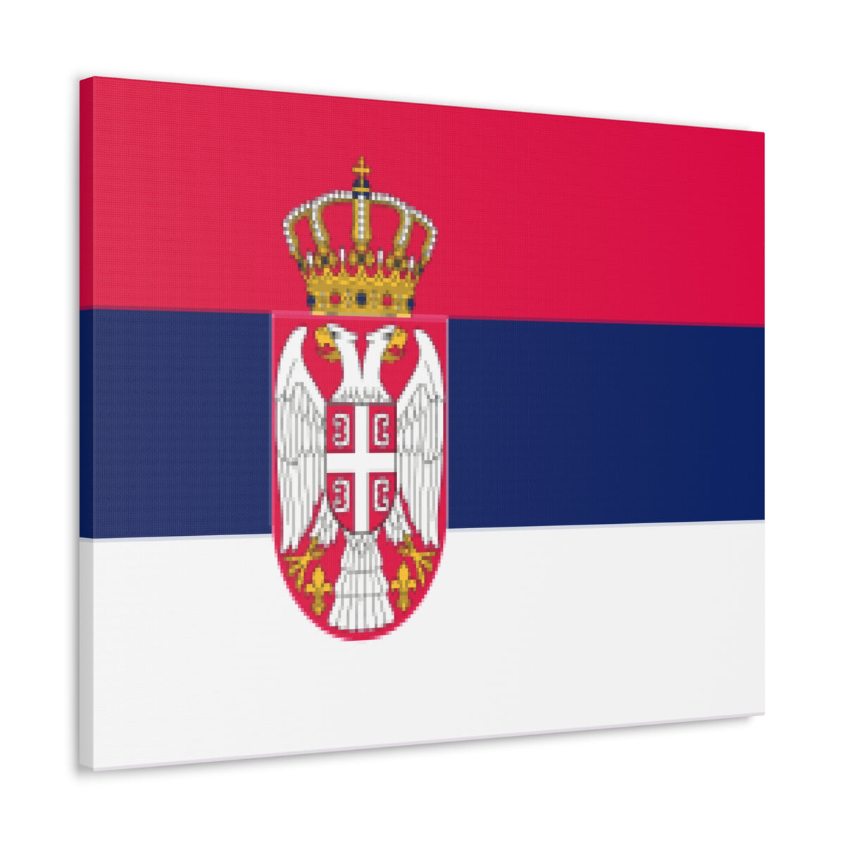 Serbia Country Flag Canvas Vibrant Wall Art Unframed Home Decor-Express Your Love Gifts