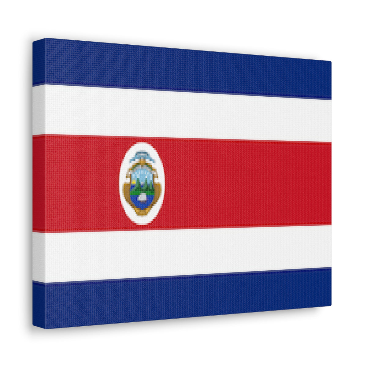 Costa Rica Country Flag Canvas Vibrant Wall Art Unframed Home Decor-Express Your Love Gifts