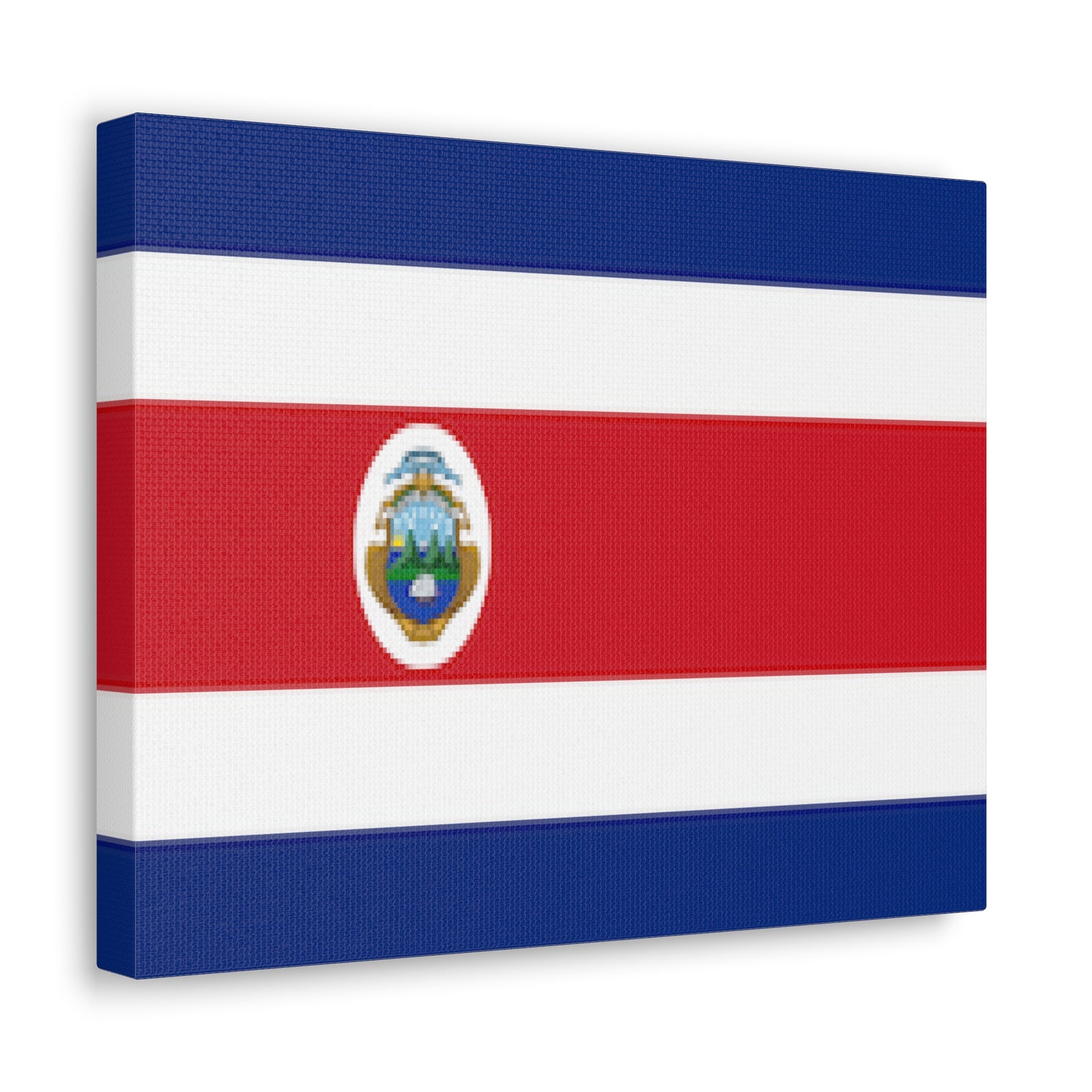 Costa Rica Country Flag Canvas Vibrant Wall Art Unframed Home Decor-Express Your Love Gifts