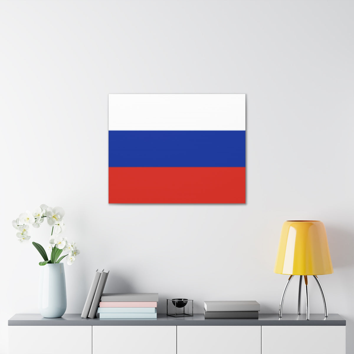 Russia Country Flag Canvas Vibrant Wall Art Unframed Home Decor-Express Your Love Gifts