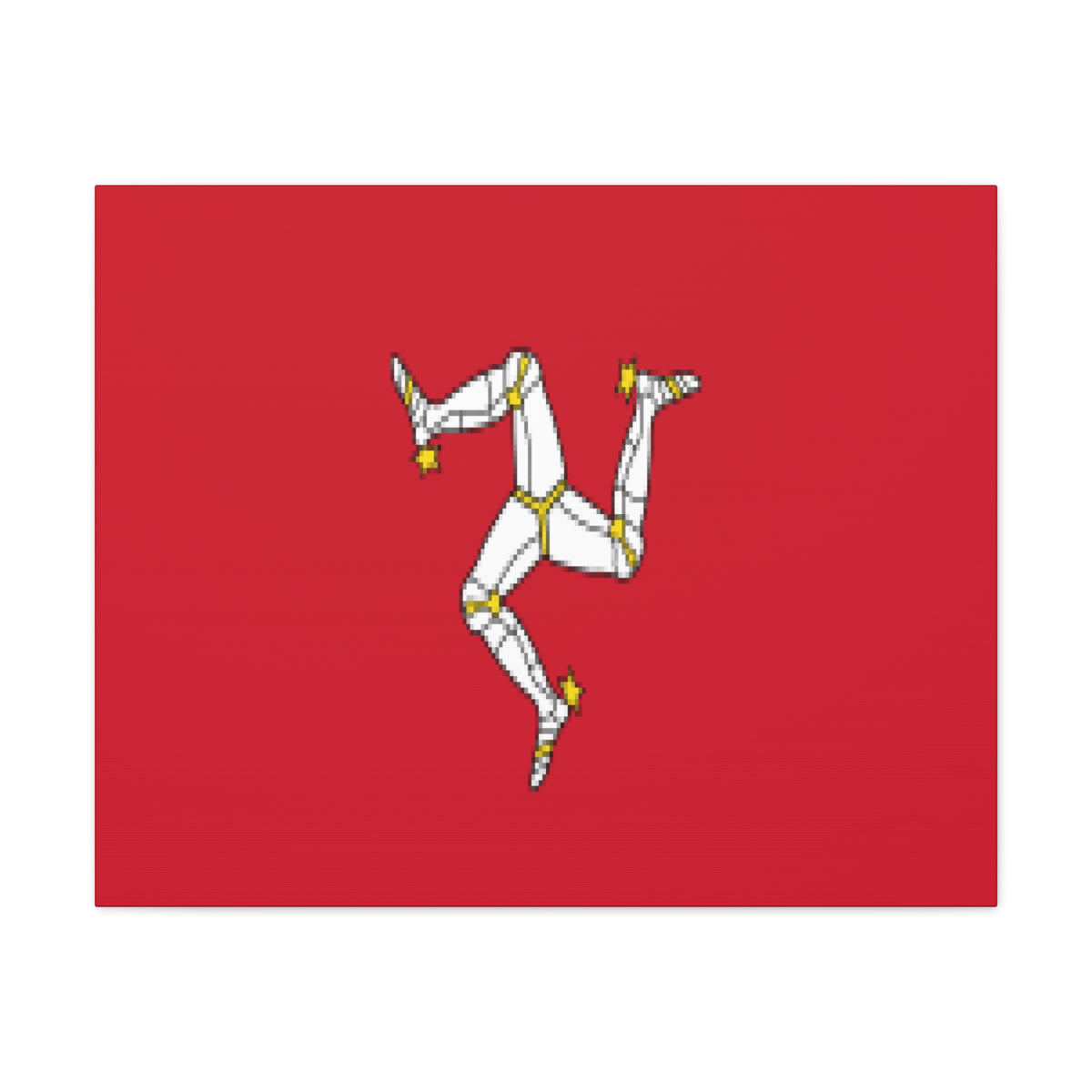 Isle of Man Country Flag Canvas Vibrant Wall Art Unframed Home Decor-Express Your Love Gifts