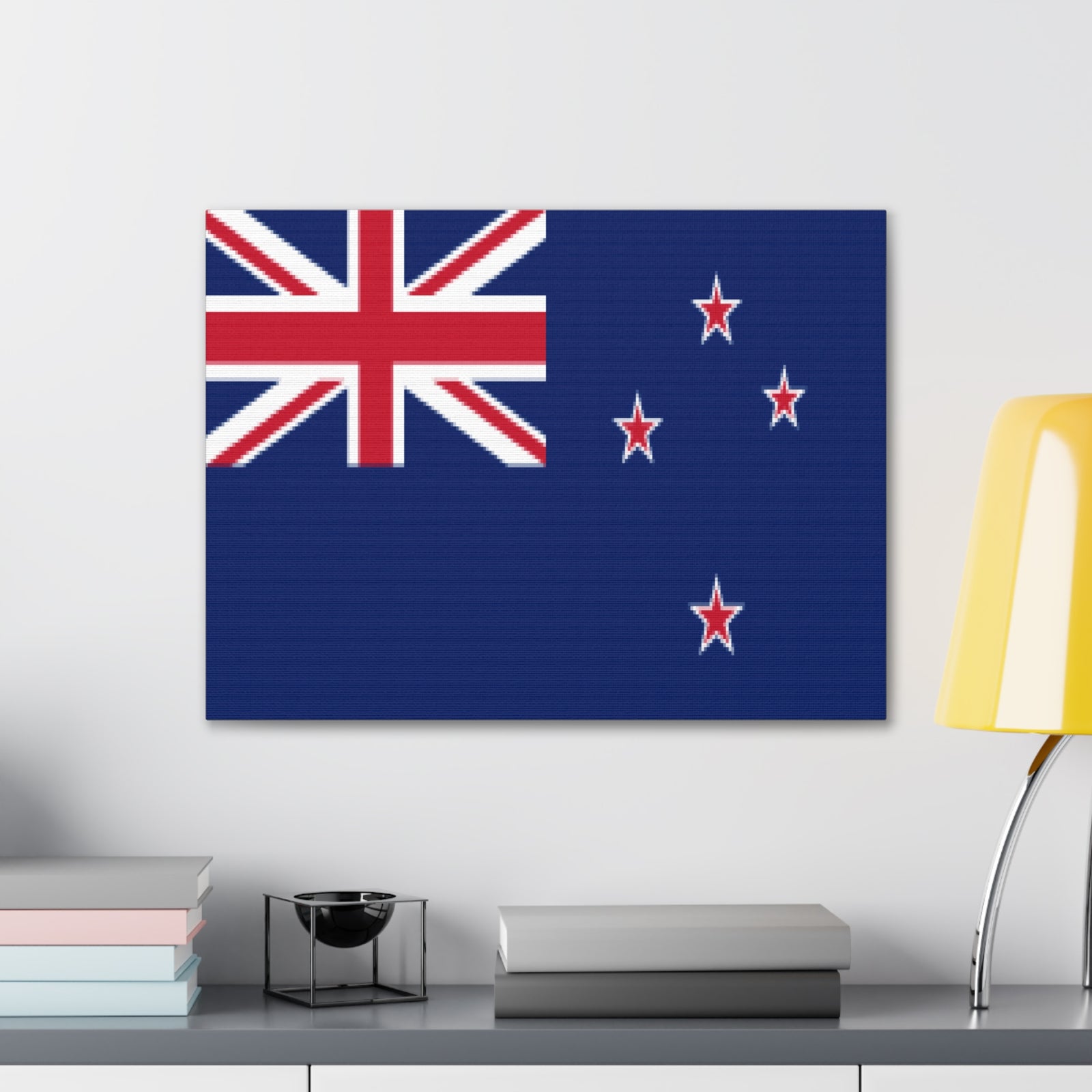 New Zealand Country Flag Canvas Vibrant Wall Art Unframed Home Decor-Express Your Love Gifts