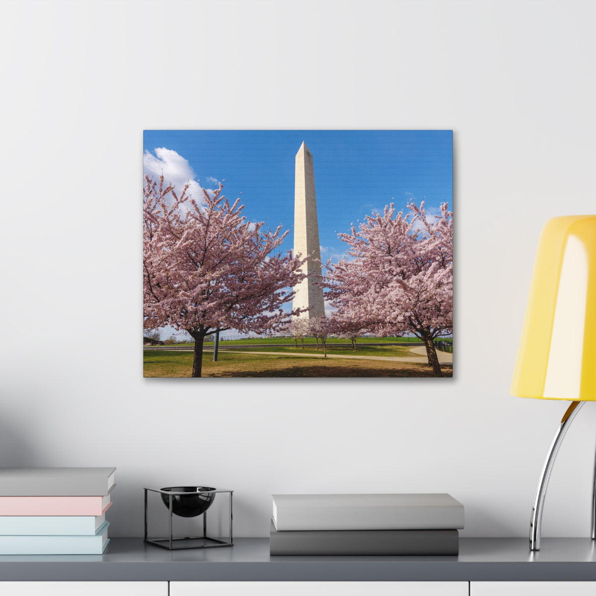 Mall Washington Blossom Festival Nature Wilderness Photography Canvas Wall Art for Home Decor Ready-to-Hang-Express Your Love Gifts