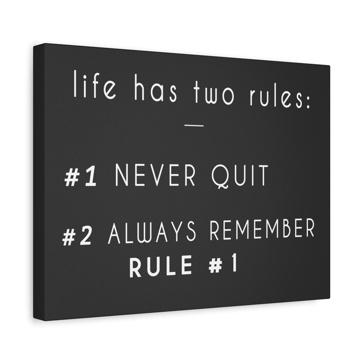 Inspirational Wall Art Never Quit Always Remember Motivation Wall Decor for Home Office Gym Inspiring Success Quote Print Ready to Hang-Express Your Love Gifts