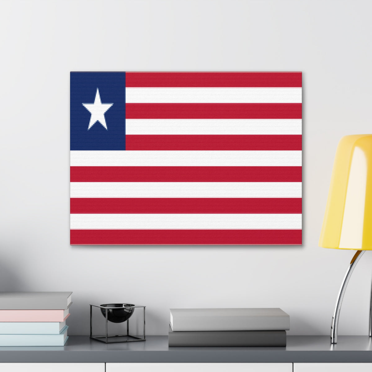 Liberia Country Flag Canvas Vibrant Wall Art Unframed Home Decor-Express Your Love Gifts