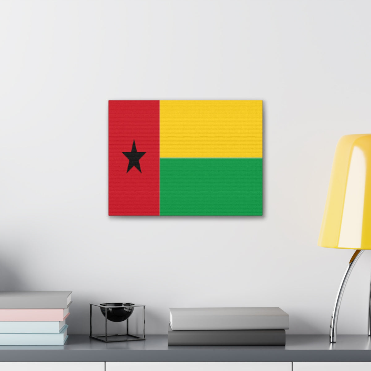 Guinea-Bissau Country Flag Canvas Vibrant Wall Art Unframed Home Decor-Express Your Love Gifts
