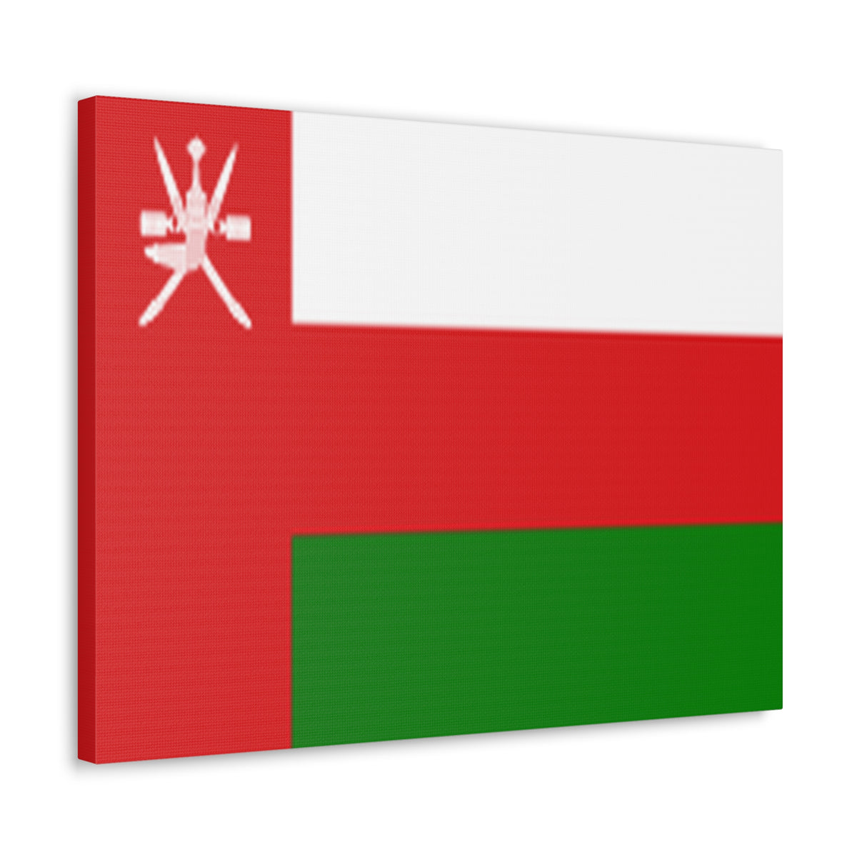 Oman Country Flag Canvas Vibrant Wall Art Unframed Home Decor-Express Your Love Gifts