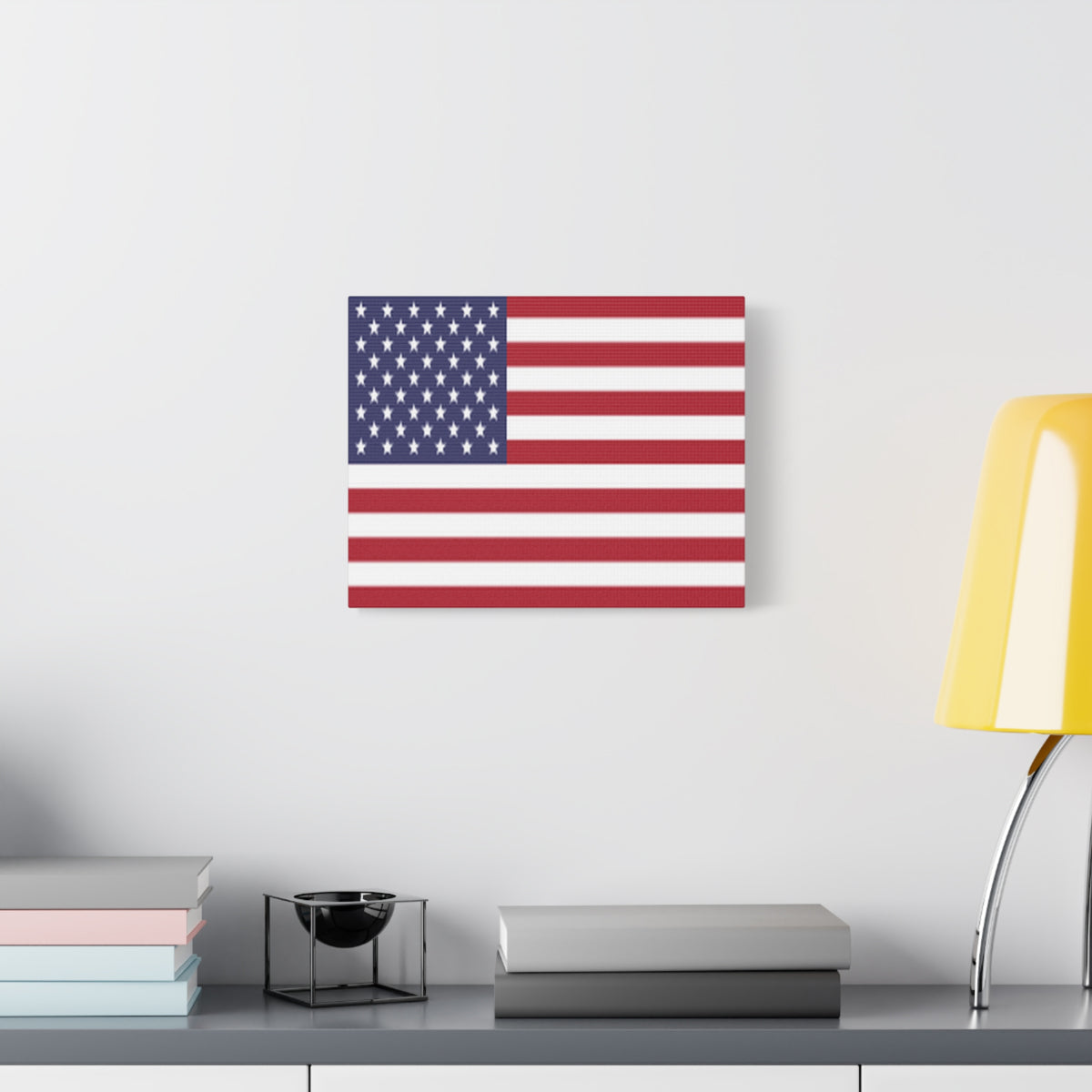 United States Country Flag Canvas Vibrant Wall Art Unframed Home Decor-Express Your Love Gifts