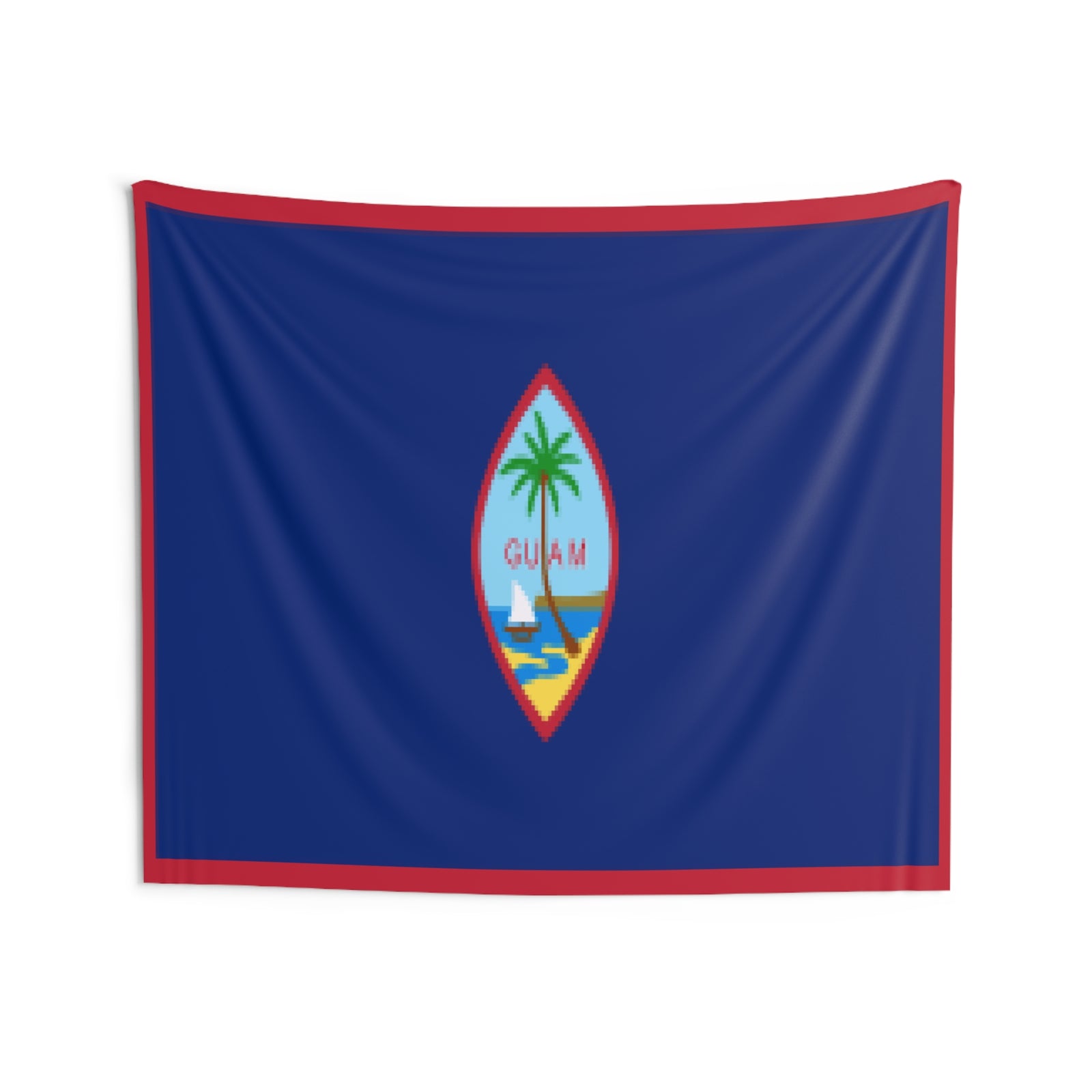 Guam Coutry Flag Wall Hanging Tapestry-Express Your Love Gifts