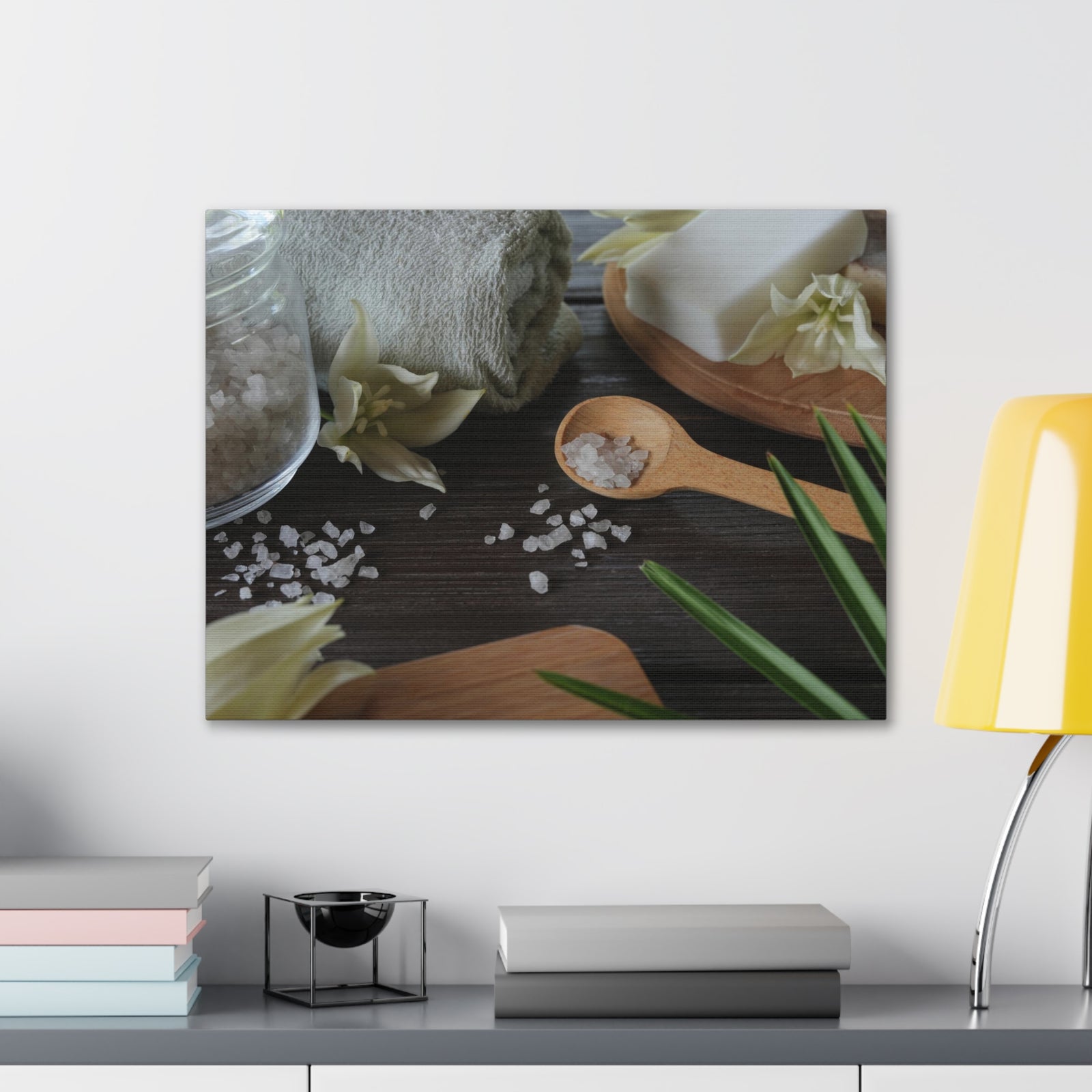 Natural Handmade Soap Forest Floral Nature Photography Canvas Wall Art for Home Decor Ready-to-Hang-Express Your Love Gifts