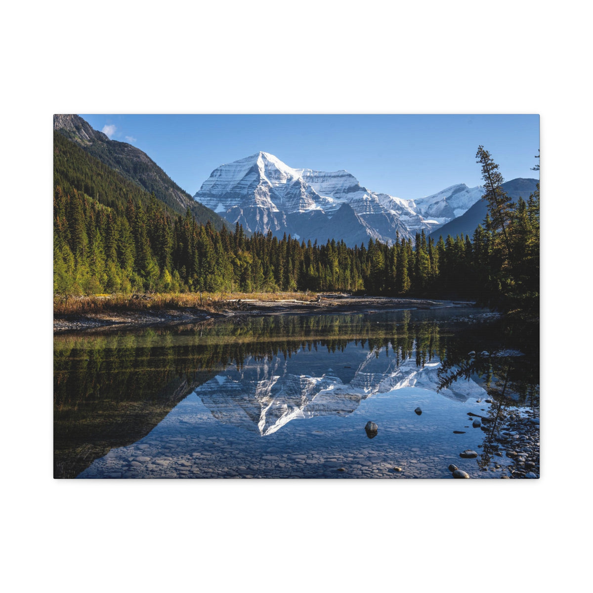 Mystic Forest Mountain Nature Wilderness Photography Canvas Wall Art for Home Decor Ready-to-Hang-Express Your Love Gifts