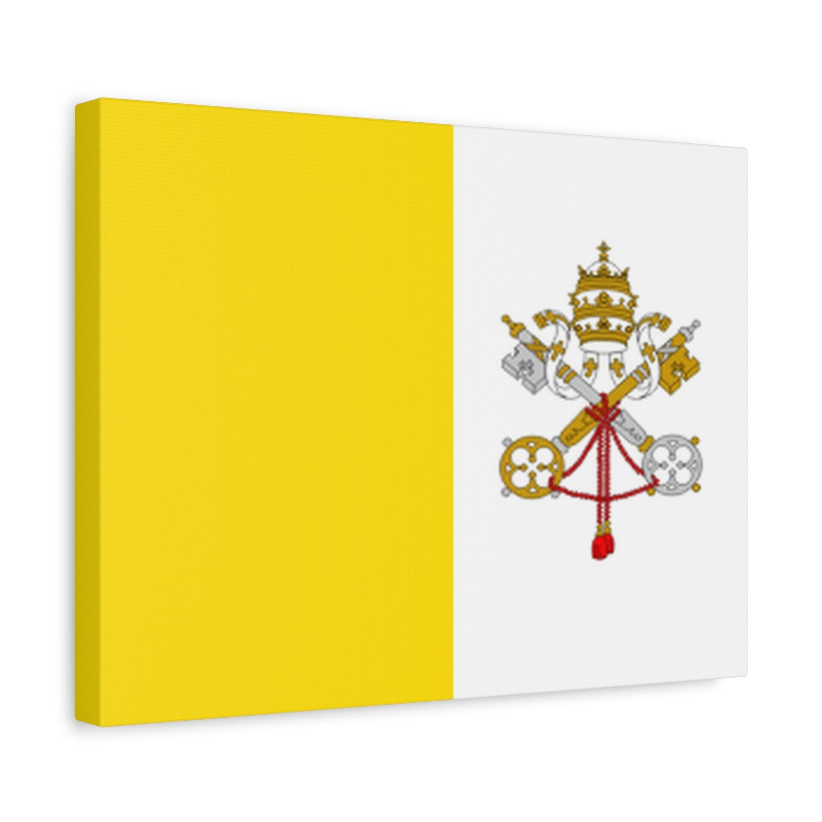 Vatican City Country Flag Canvas Vibrant Wall Art Unframed Home Decor-Express Your Love Gifts