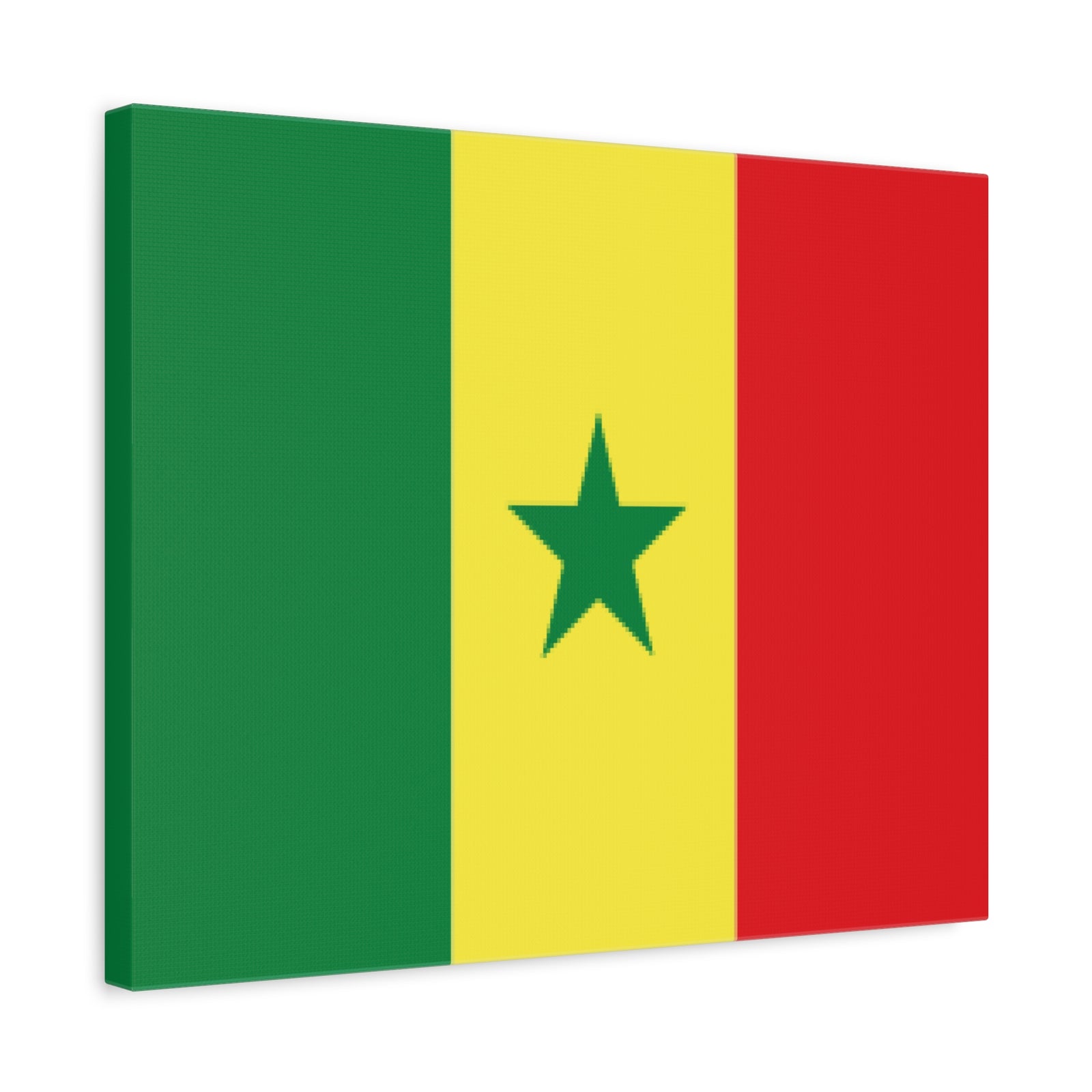 Senegal Country Flag Canvas Vibrant Wall Art Unframed Home Decor-Express Your Love Gifts