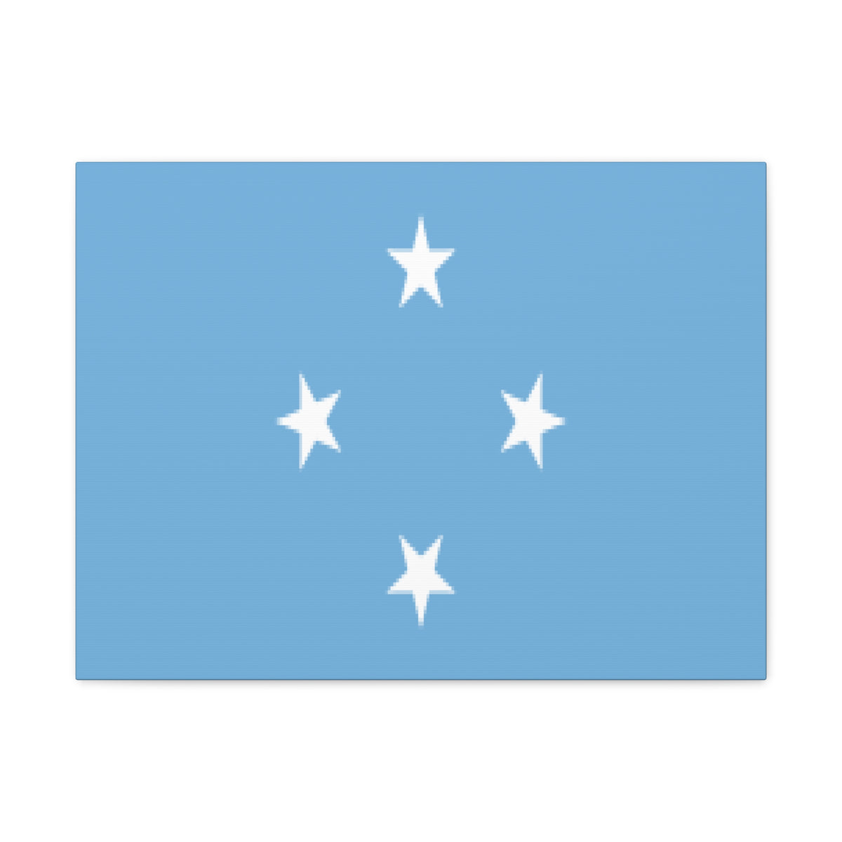 Micronesia Country Flag Canvas Vibrant Wall Art Unframed Home Decor-Express Your Love Gifts