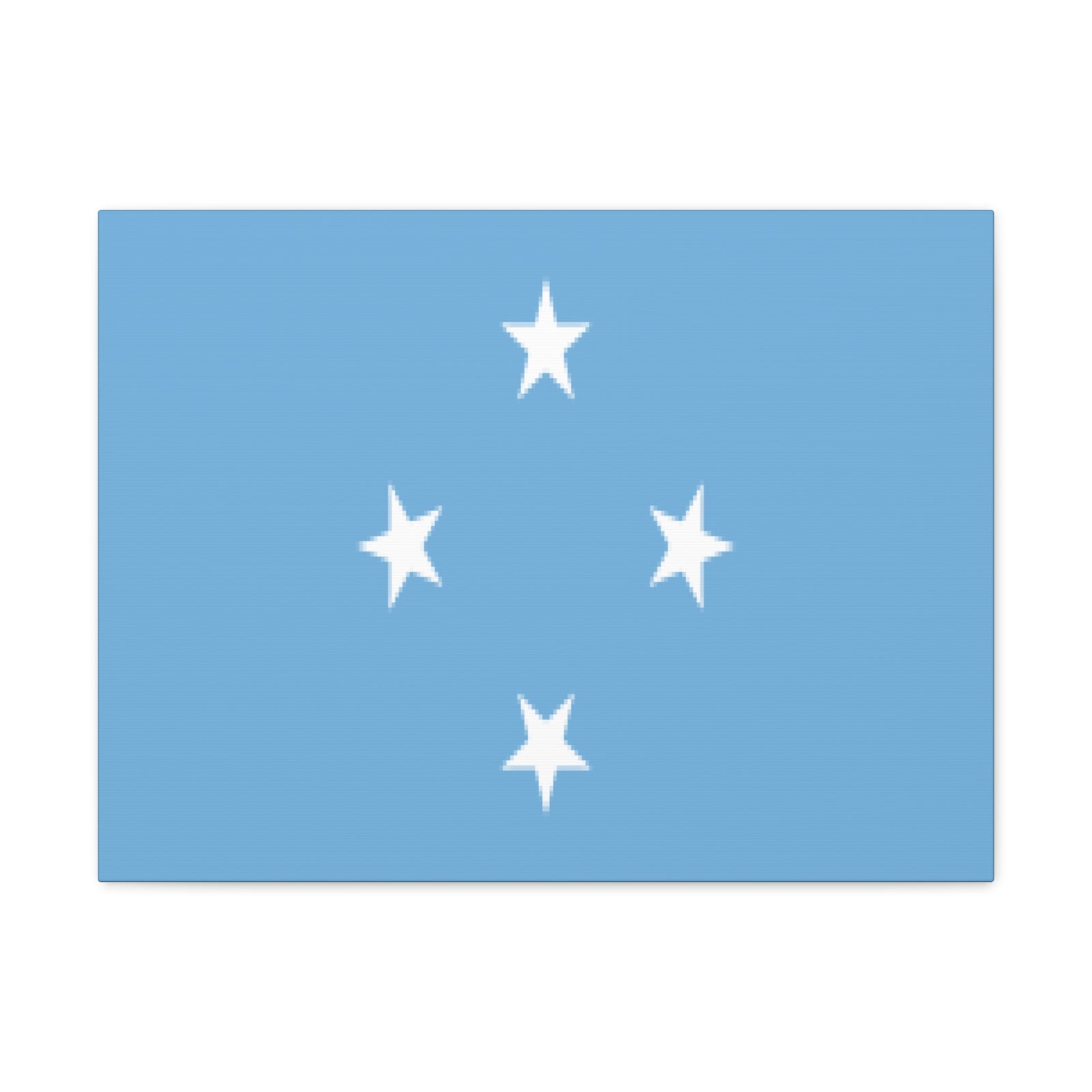 Micronesia Country Flag Canvas Vibrant Wall Art Unframed Home Decor-Express Your Love Gifts