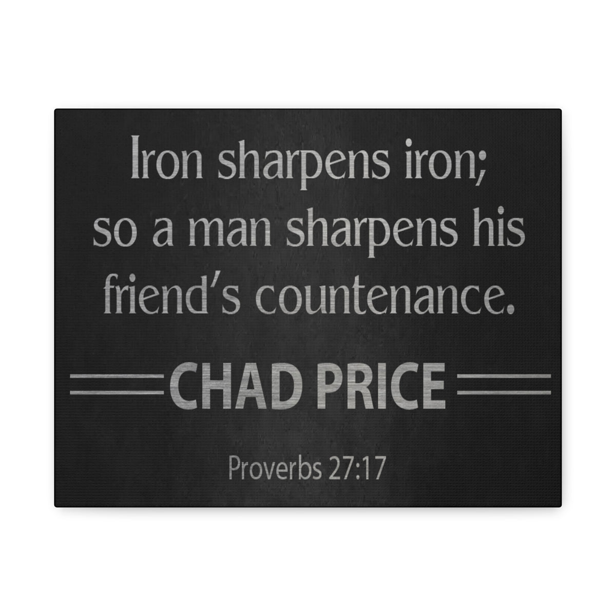 Personalized Proverbs 27:17-Express Your Love Gifts