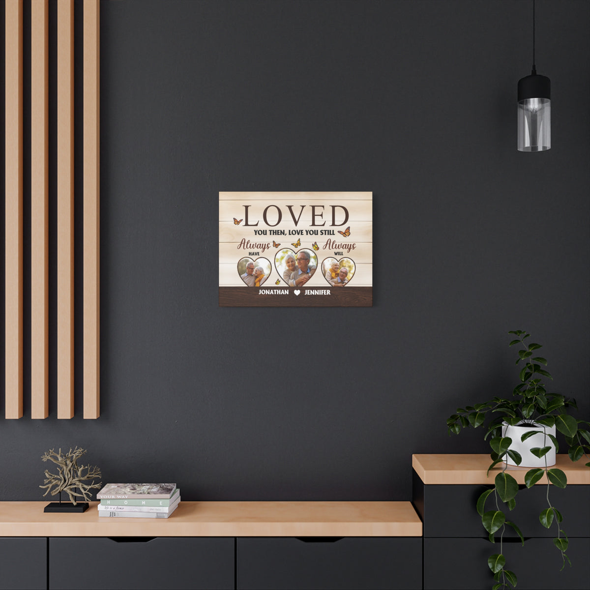 Personalized Loved You Then, Love You Still Canvas Wall Art – Always Have, Always Will-Express Your Love Gifts