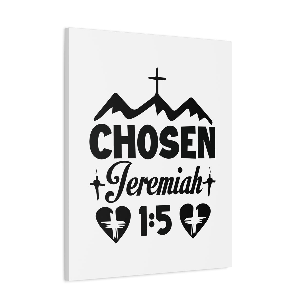 Scripture Walls Jeremiah 1:5 Chosen Bible Verse Canvas Christian Wall Art Ready to Hang Unframed-Express Your Love Gifts