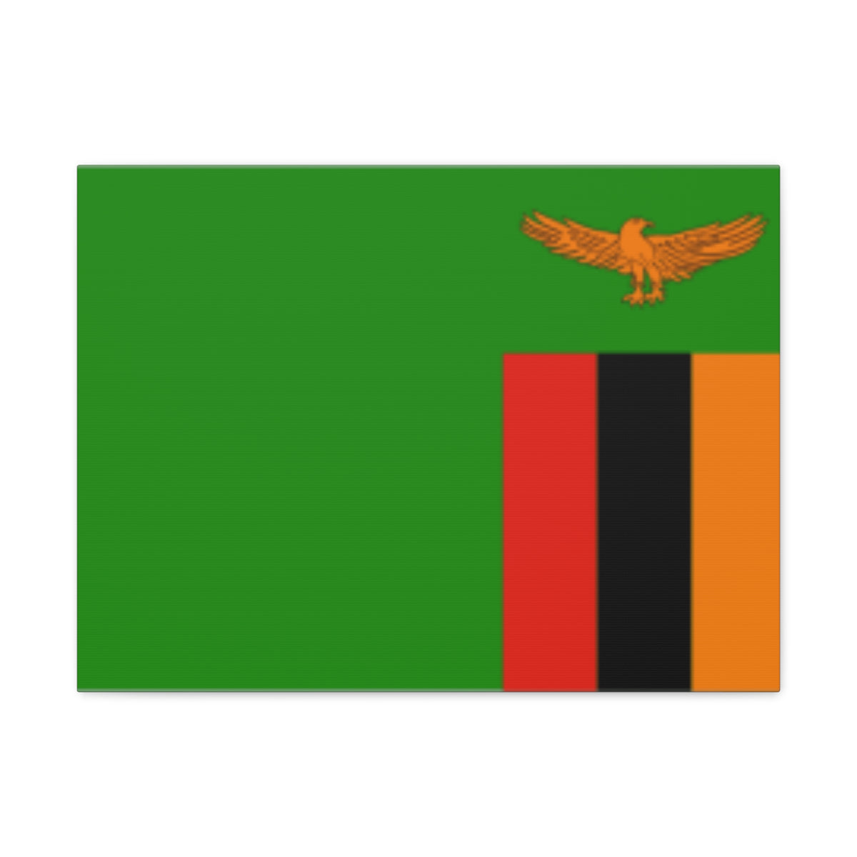 Zambia Country Flag Canvas Vibrant Wall Art Unframed Home Decor-Express Your Love Gifts