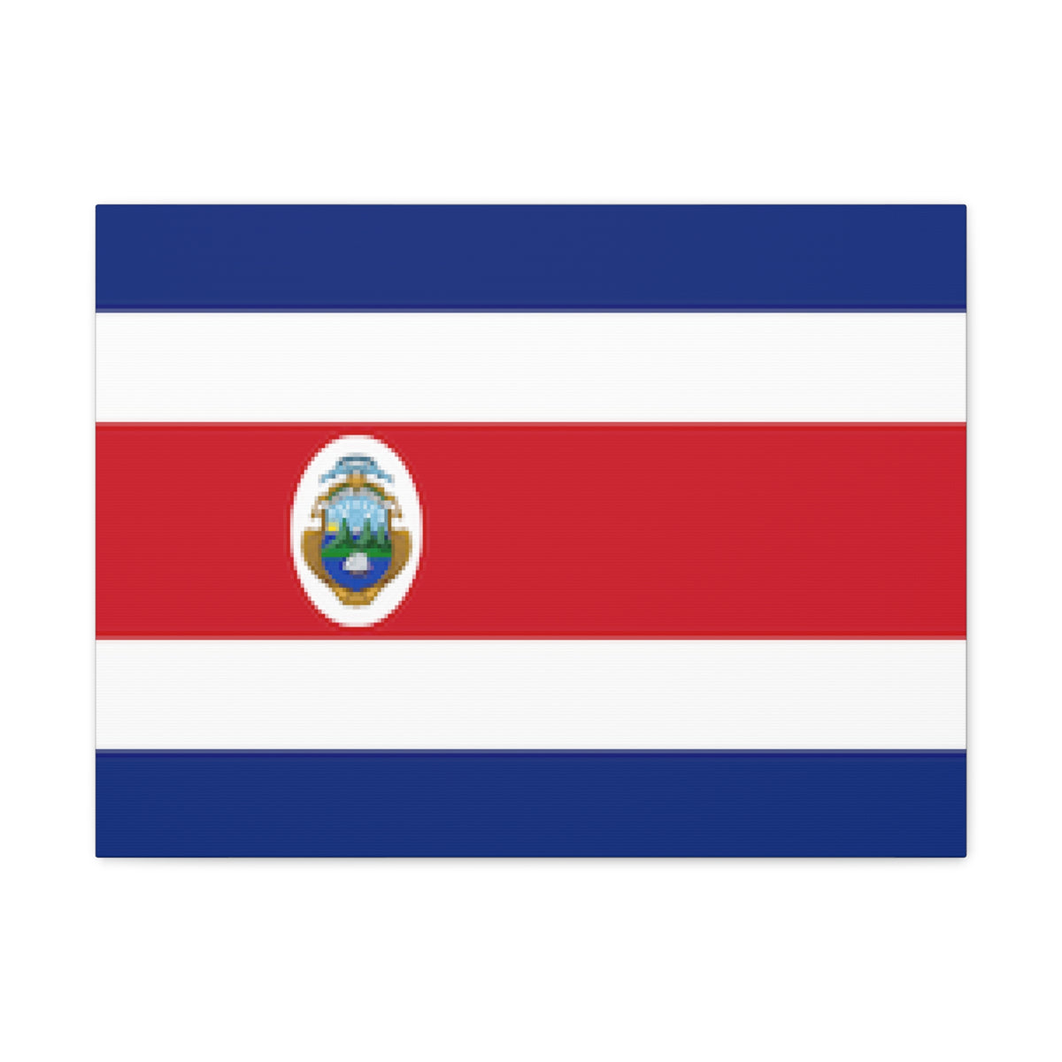 Costa Rica Country Flag Canvas Vibrant Wall Art Unframed Home Decor-Express Your Love Gifts
