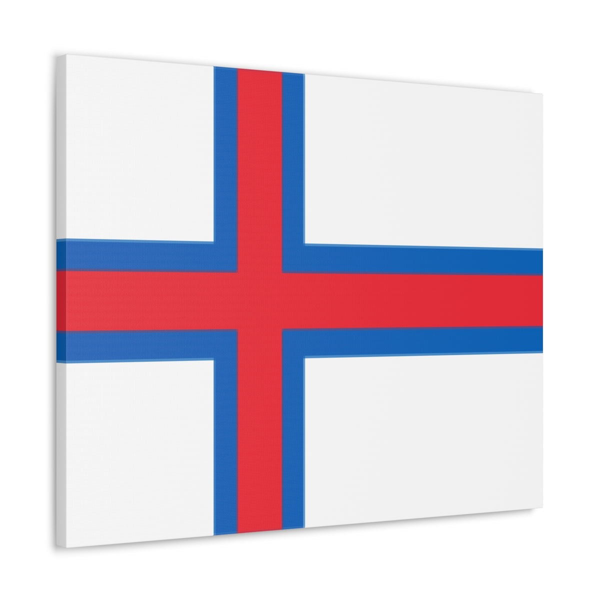 Faroe Islands Country Flag Canvas Vibrant Wall Art Unframed Home Decor-Express Your Love Gifts