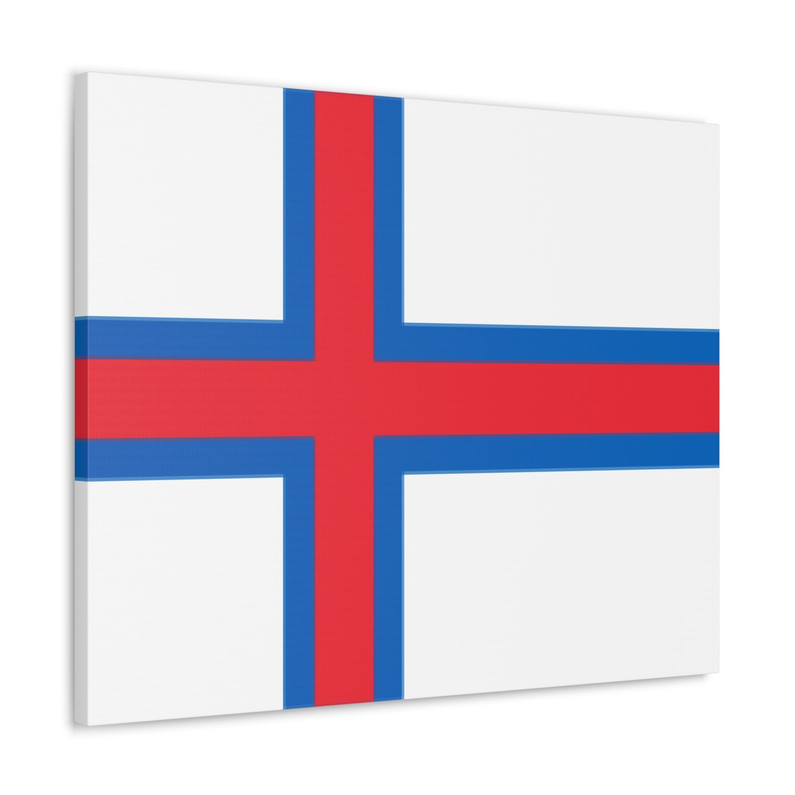 Faroe Islands Country Flag Canvas Vibrant Wall Art Unframed Home Decor-Express Your Love Gifts