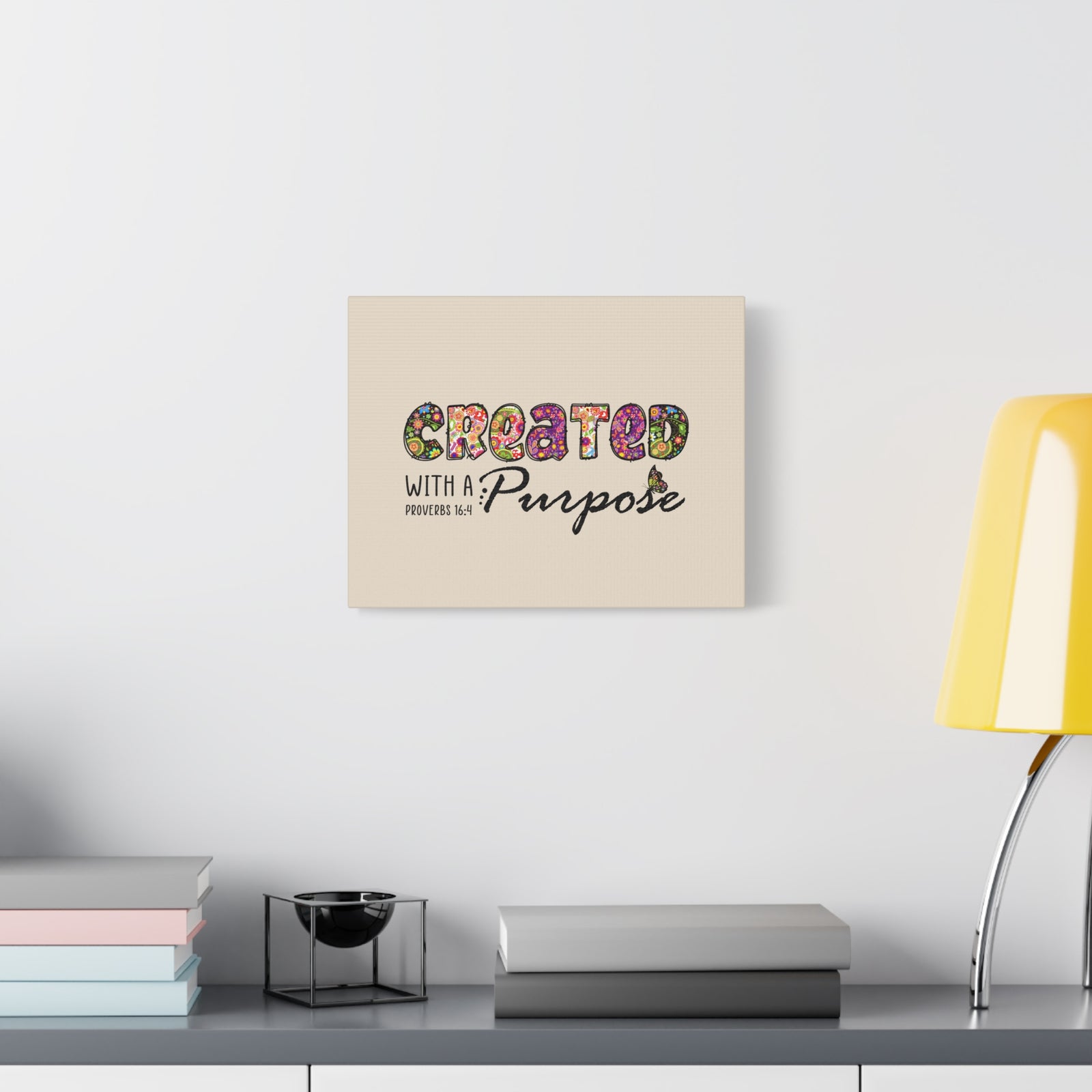 Scripture Walls With A Purpose Proverbs 16:4 Bible Verse Canvas Christian Wall Art Ready to Hang-Express Your Love Gifts