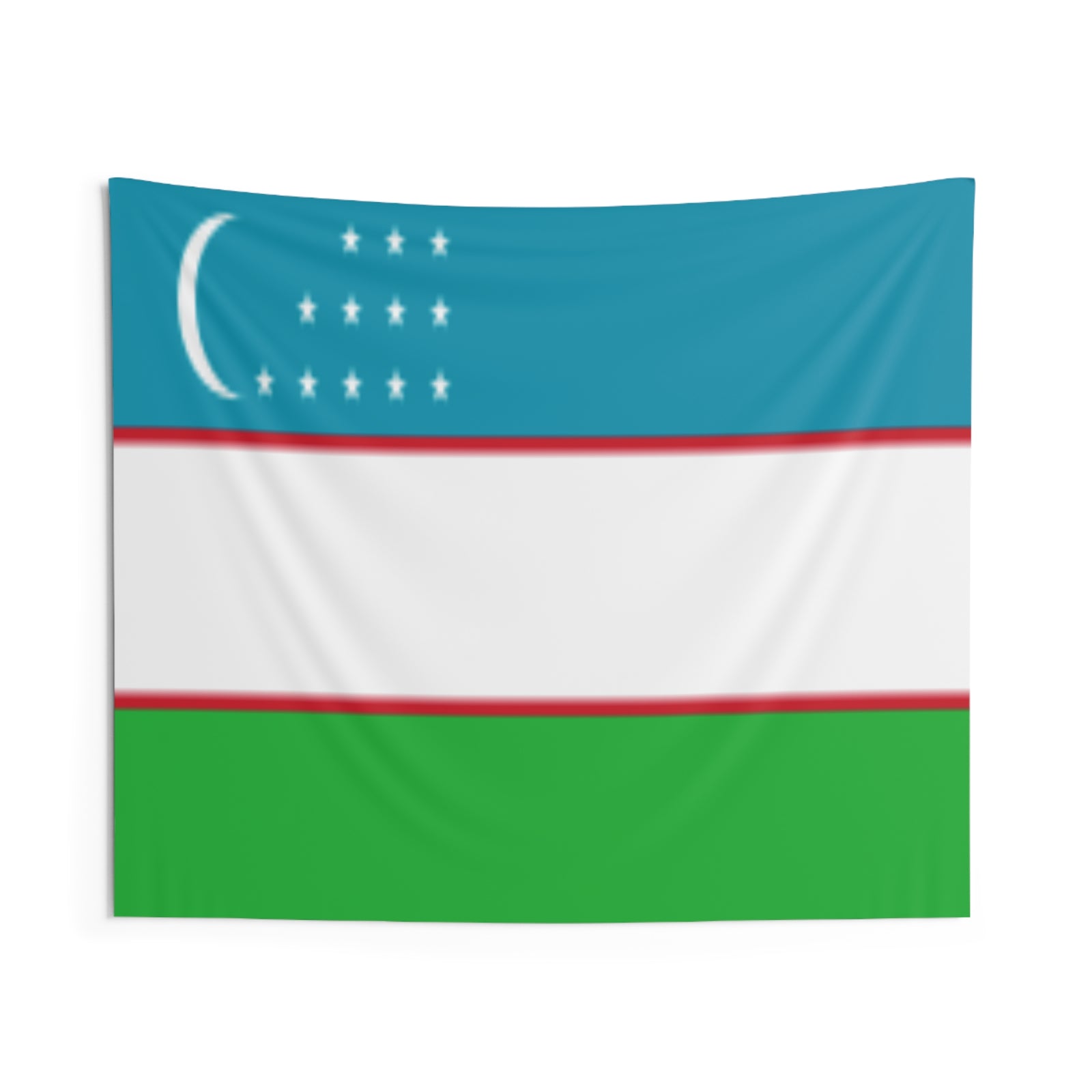 Uzbekistan Country Flag Wall Hanging Tapestry-Express Your Love Gifts