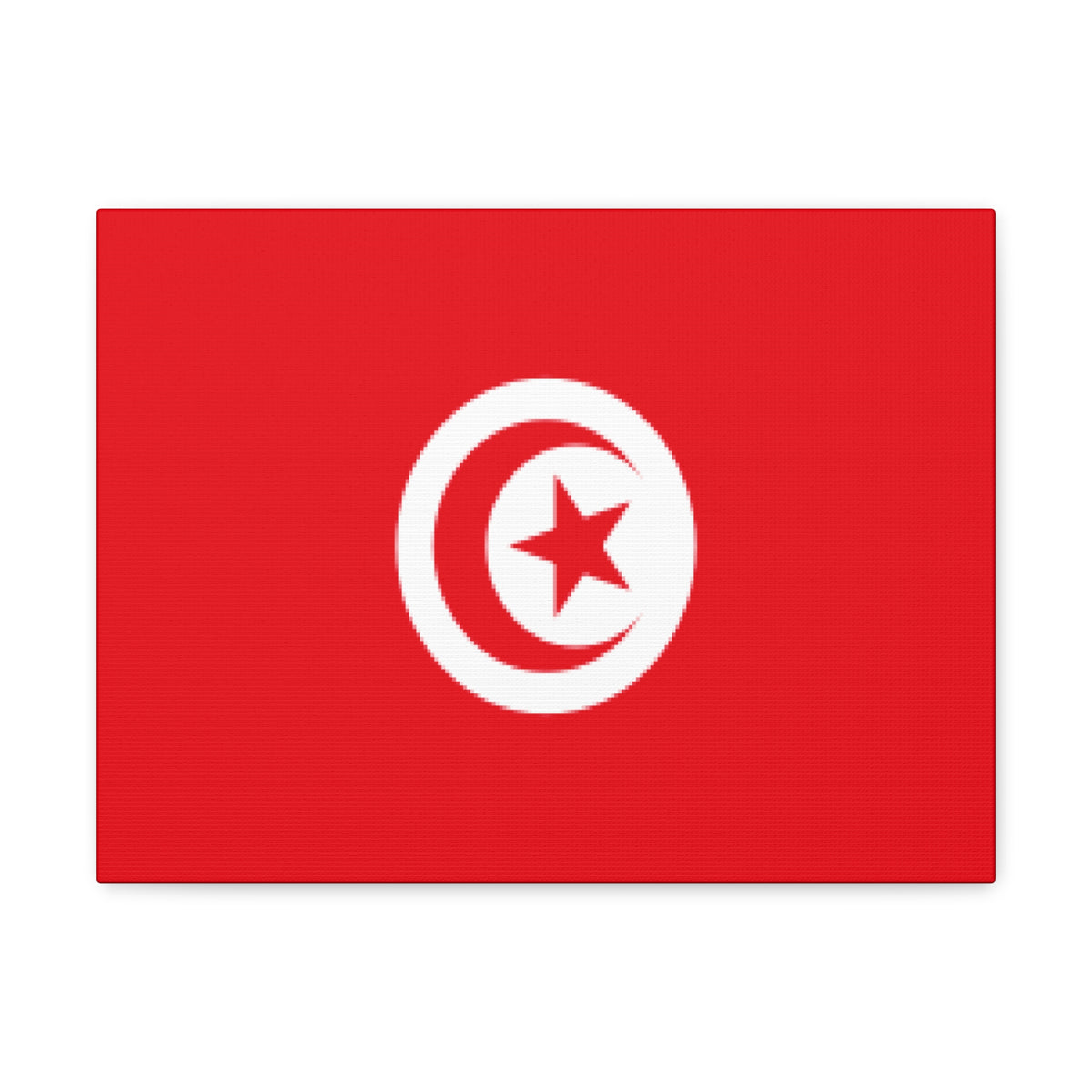 Tunisia Country Flag Canvas Vibrant Wall Art Unframed Home Decor-Express Your Love Gifts