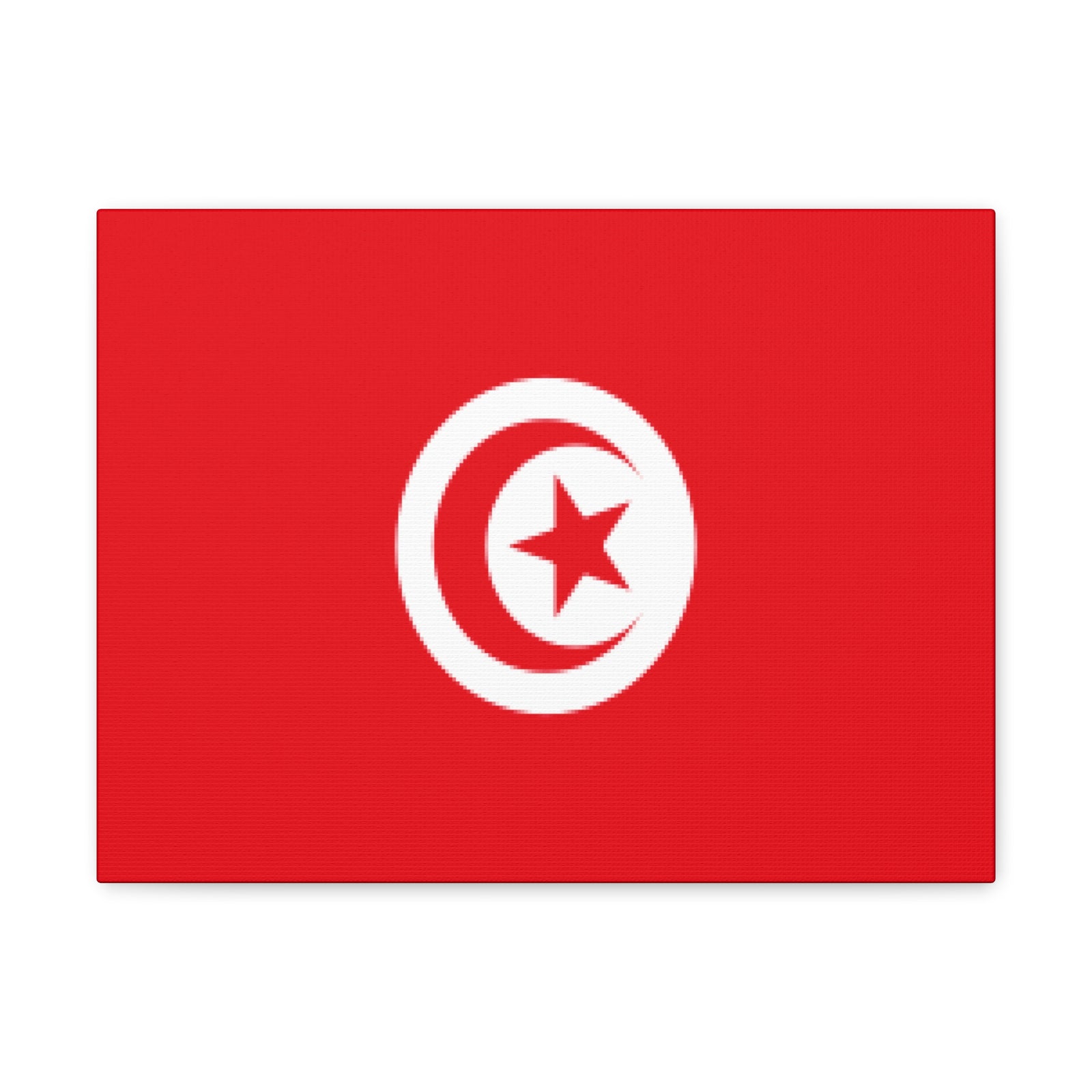 Tunisia Country Flag Canvas Vibrant Wall Art Unframed Home Decor-Express Your Love Gifts