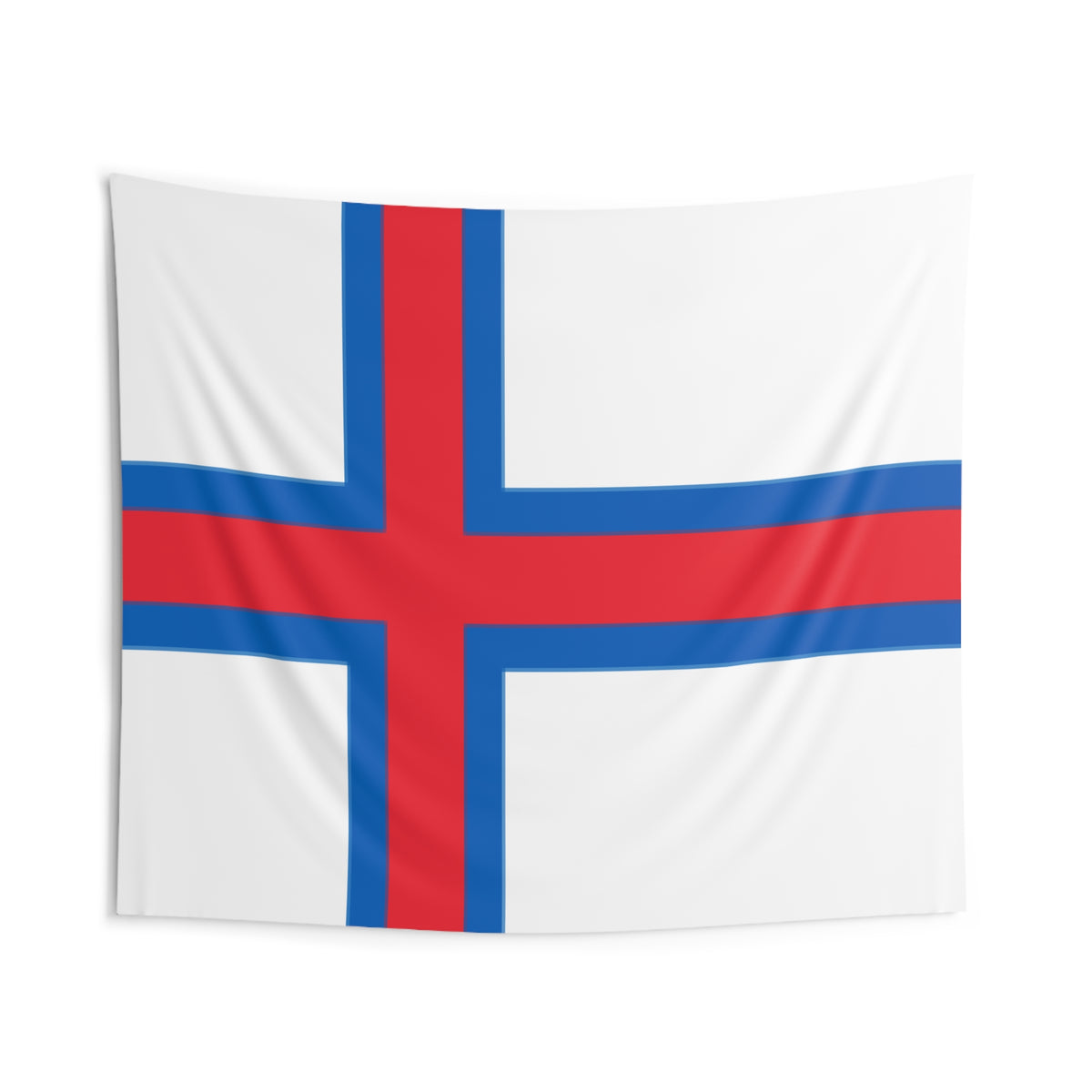 Faroe Islands Country Flag Wall Hanging Tapestry-Express Your Love Gifts