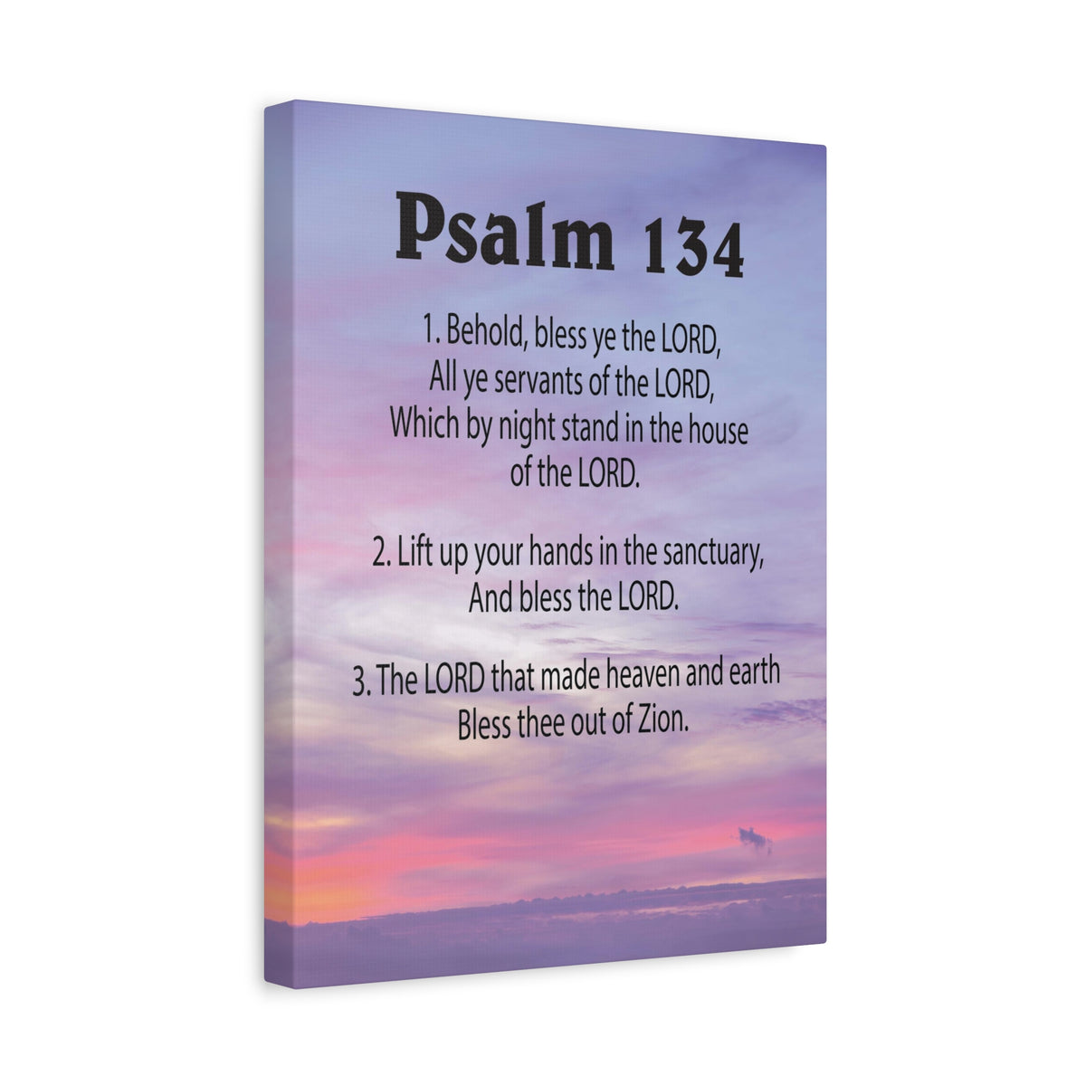 Scripture Walls House of The Lord Psalm 134:3 Bible Verse Canvas Christian Wall Art Ready to Hang-Express Your Love Gifts