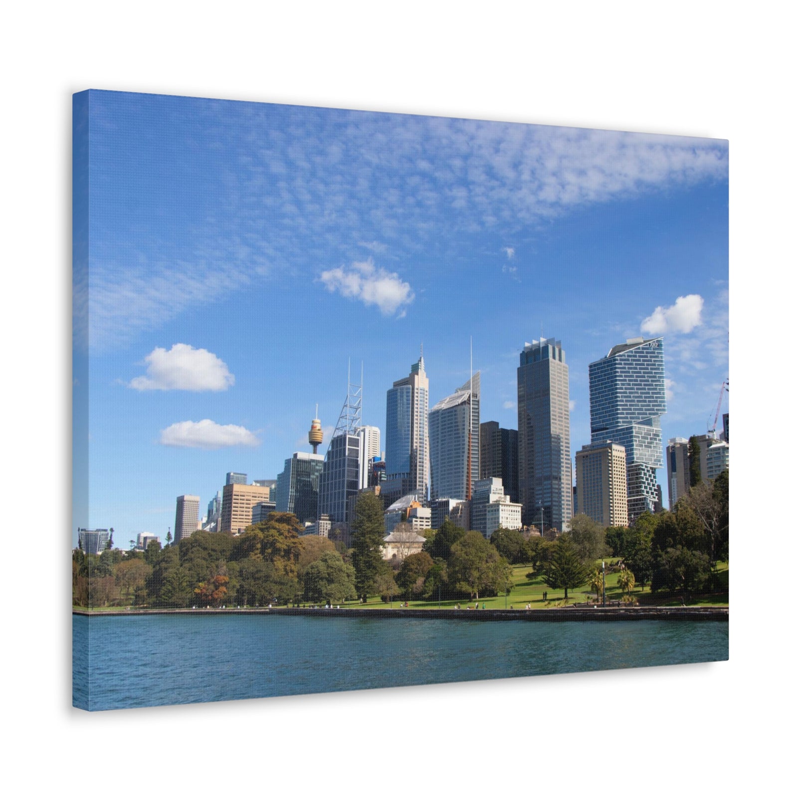 Sydney Daytime Skyline Canvas Artwork High-Quality Breathtaking Stunning Cityscape for Home Decor Ready to Hang-Express Your Love Gifts