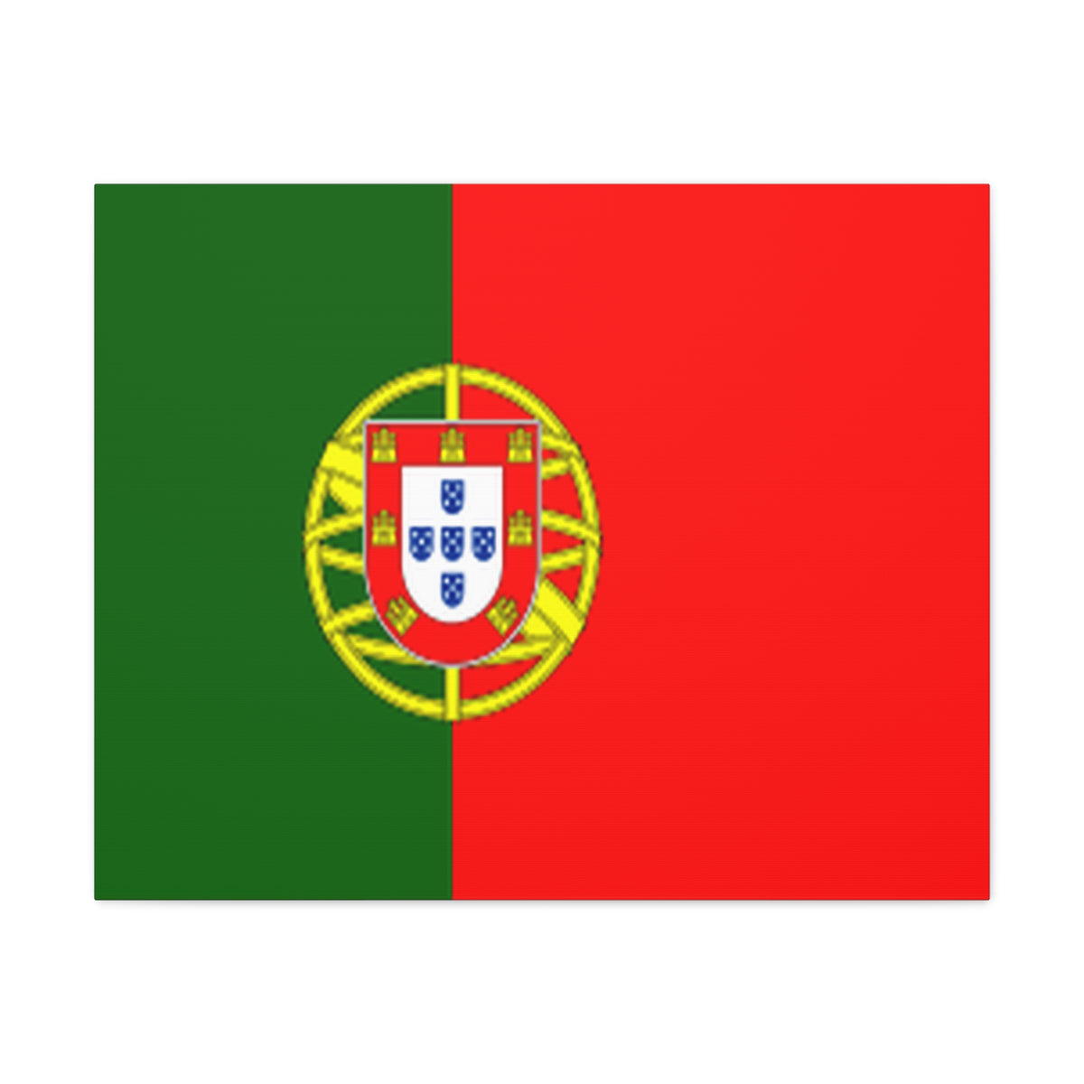 Portugal Country Flag Canvas Vibrant Wall Art Unframed Home Decor-Express Your Love Gifts