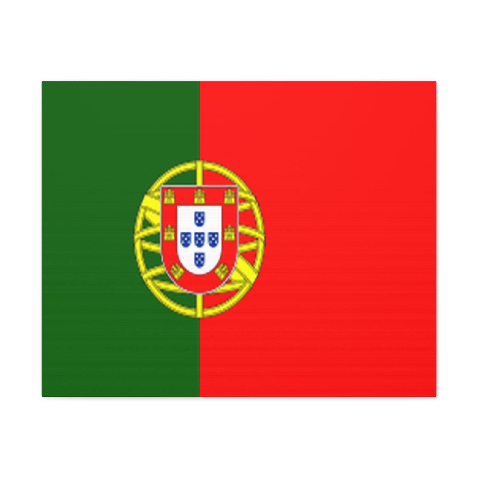 Portugal Country Flag Canvas Vibrant Wall Art Unframed Home Decor-Express Your Love Gifts