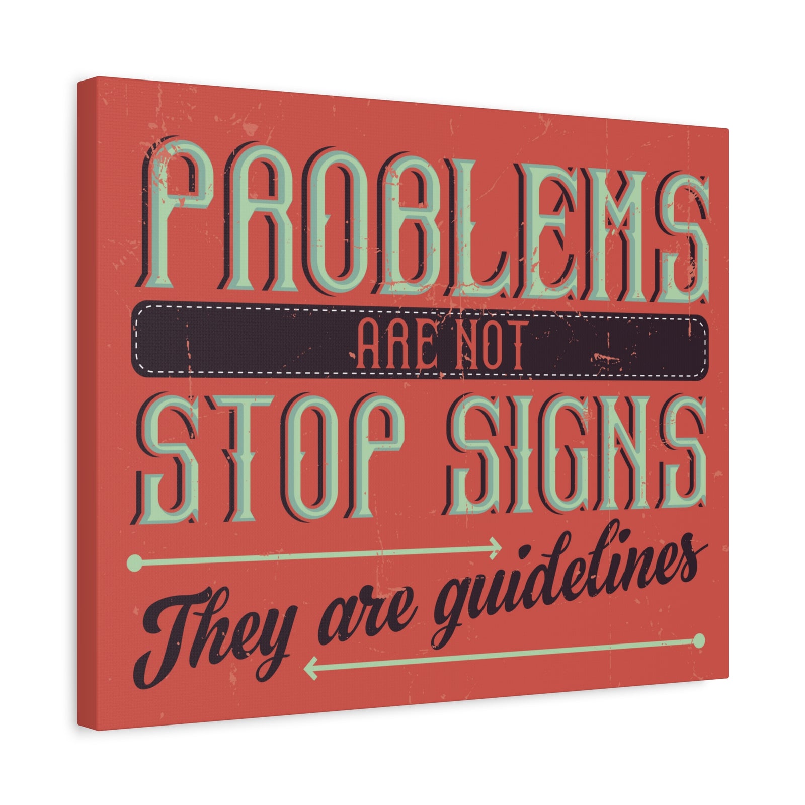 Inspirational Quote Canvas Guidelines Wall Art Motivational Motto Inspiring Prints Artwork Decor Ready to Hang-Express Your Love Gifts