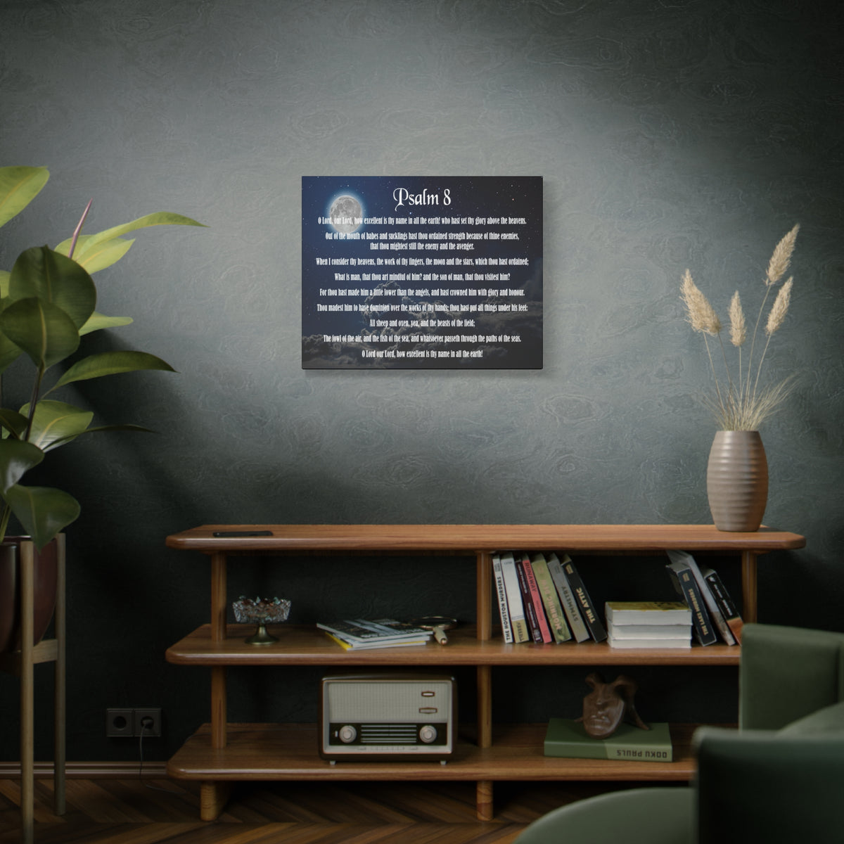 Scripture Walls Surrounded By Your Glory Psalm 8:1 Christian Wall Art Bible Verse Print Ready to Hang-Express Your Love Gifts